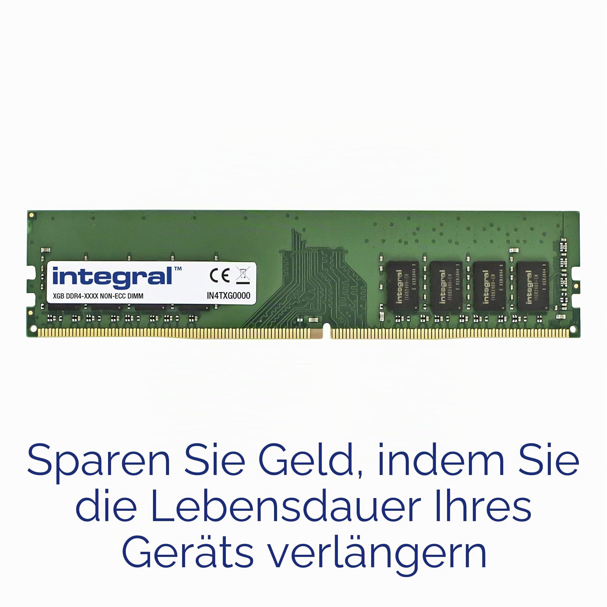 Integral 16GB(2X 8GB) DDR4 RAM 3200MHz DIMM Desktop-Arbeitsspeicher-Kit 3200MHz 16GB Kit (8GB x 2) DDR4 Bild 3