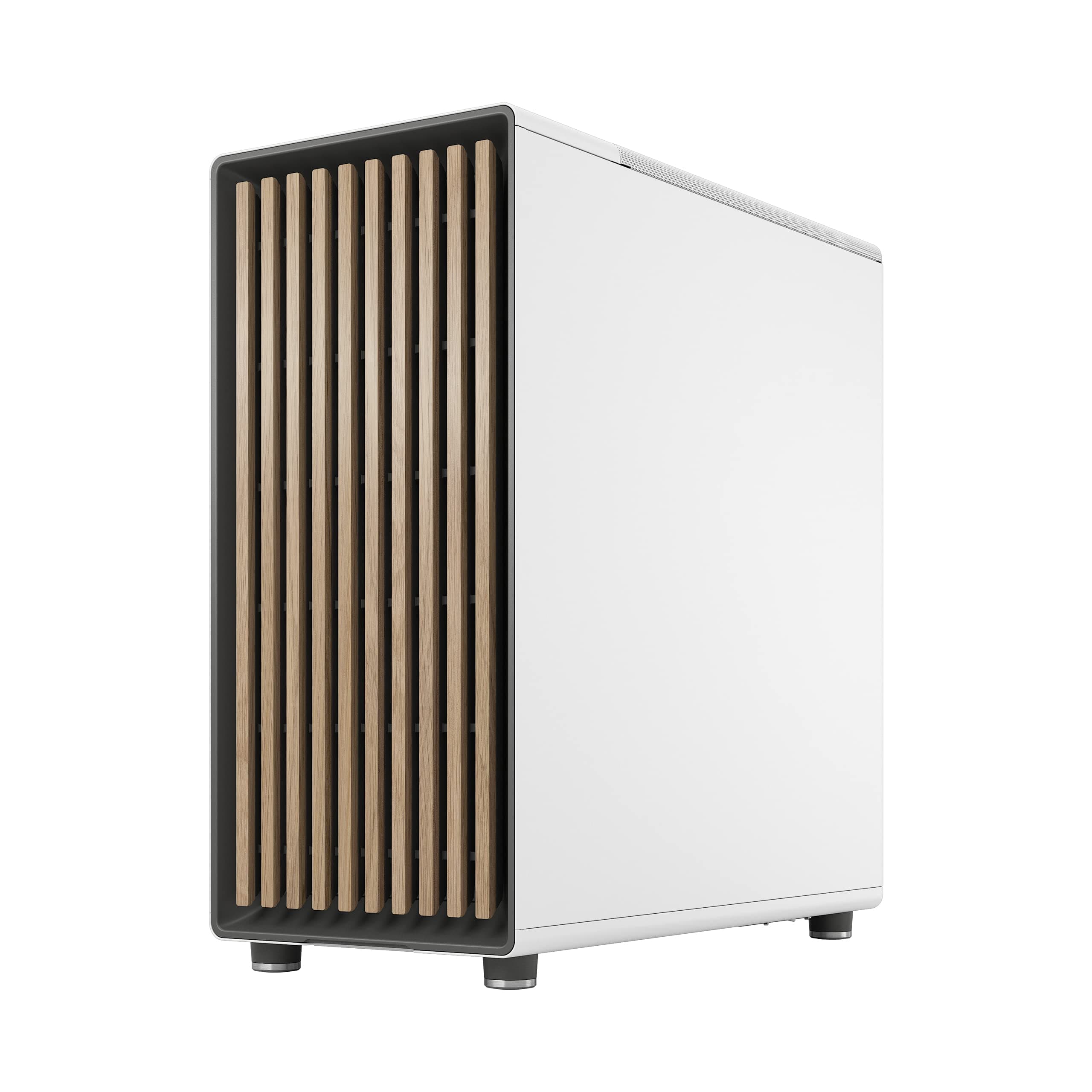 Fractal Design North Chalk White Mid-Tower Gehäuse mit Eichenholz Bild 7