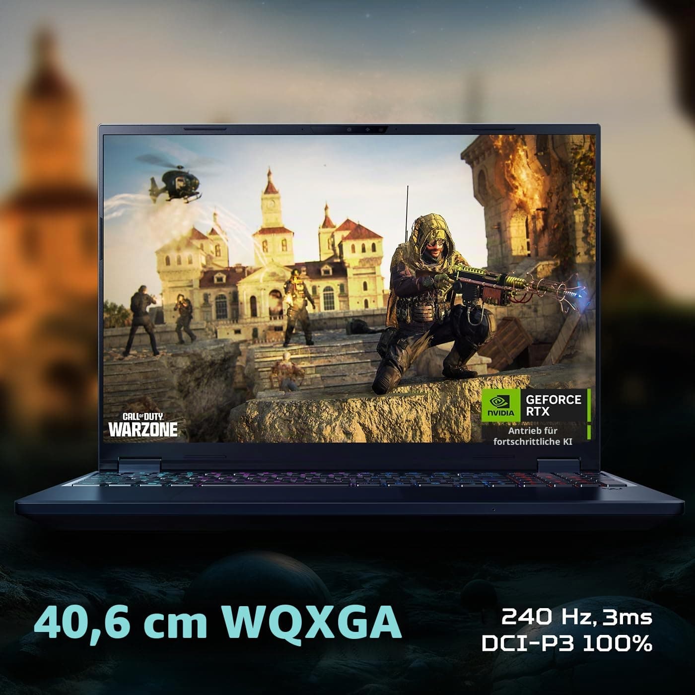Acer Predator Helios Neo 40.6 cm WQXGA 240Hz AI Gaming Laptop Intel Core Ultra 9 275HX 16GB RAM 1TB SSD NVIDIA GeForce RTX 5070Ti Graphics Abyssal Black Bild 6