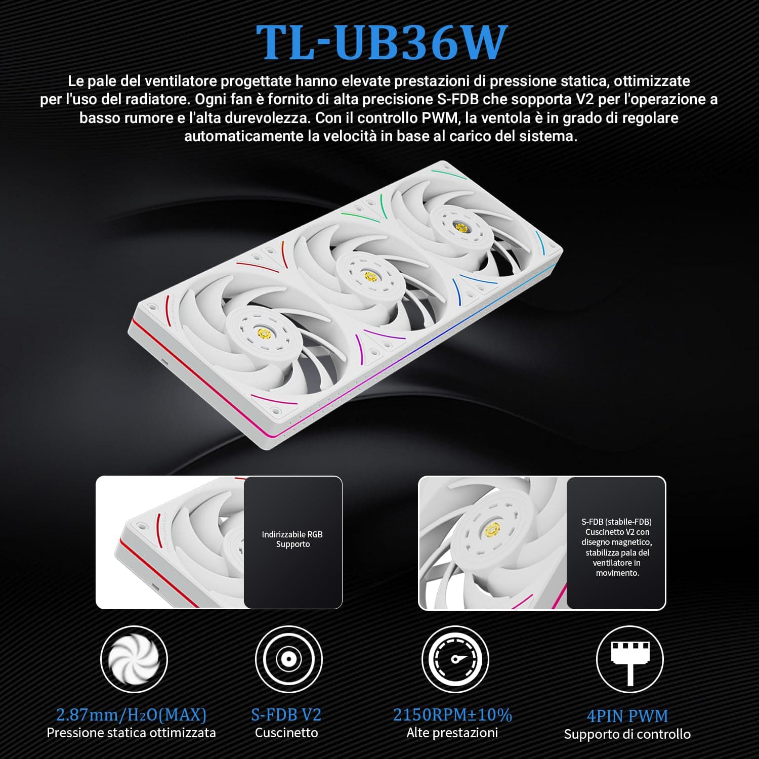 TR Wonder Vision 360 UB ARGB Prozessor-Wasserkühlung, 67 Zoll mit Auflösung von 2400 x 1080, für AM4 / AM5, LGA1851 / 1700, Bildschirmverhältnis im visuellen Maßstab 7:3 für 3D WHITE Bild 7