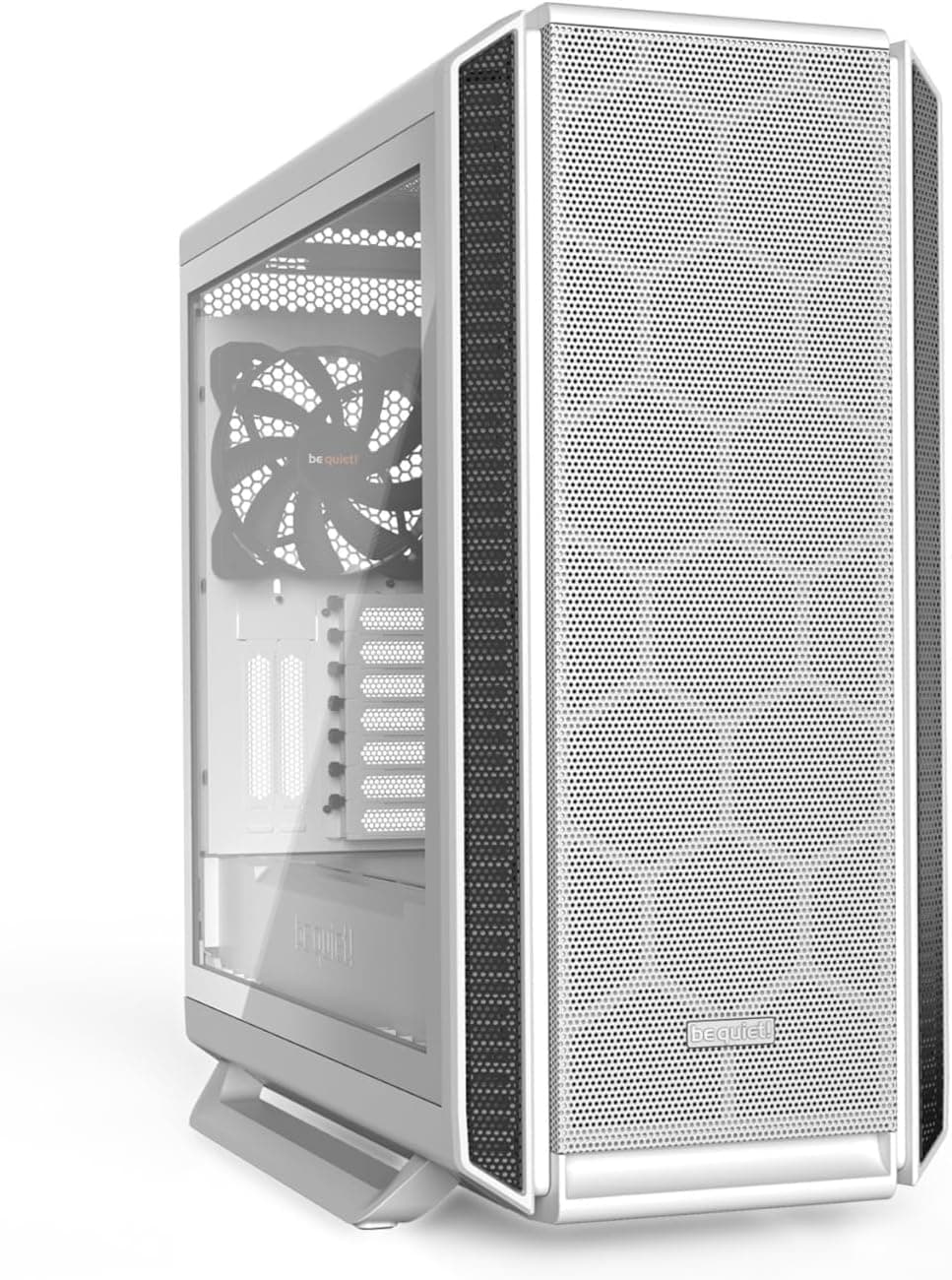 be quiet! Silent Base 802 Window White PC-Gehäuse, 3X Pure Wings 2 140mm, 2 austauschbare Top- und Frontcover, entkoppeltes Mainboardtray Bild 2