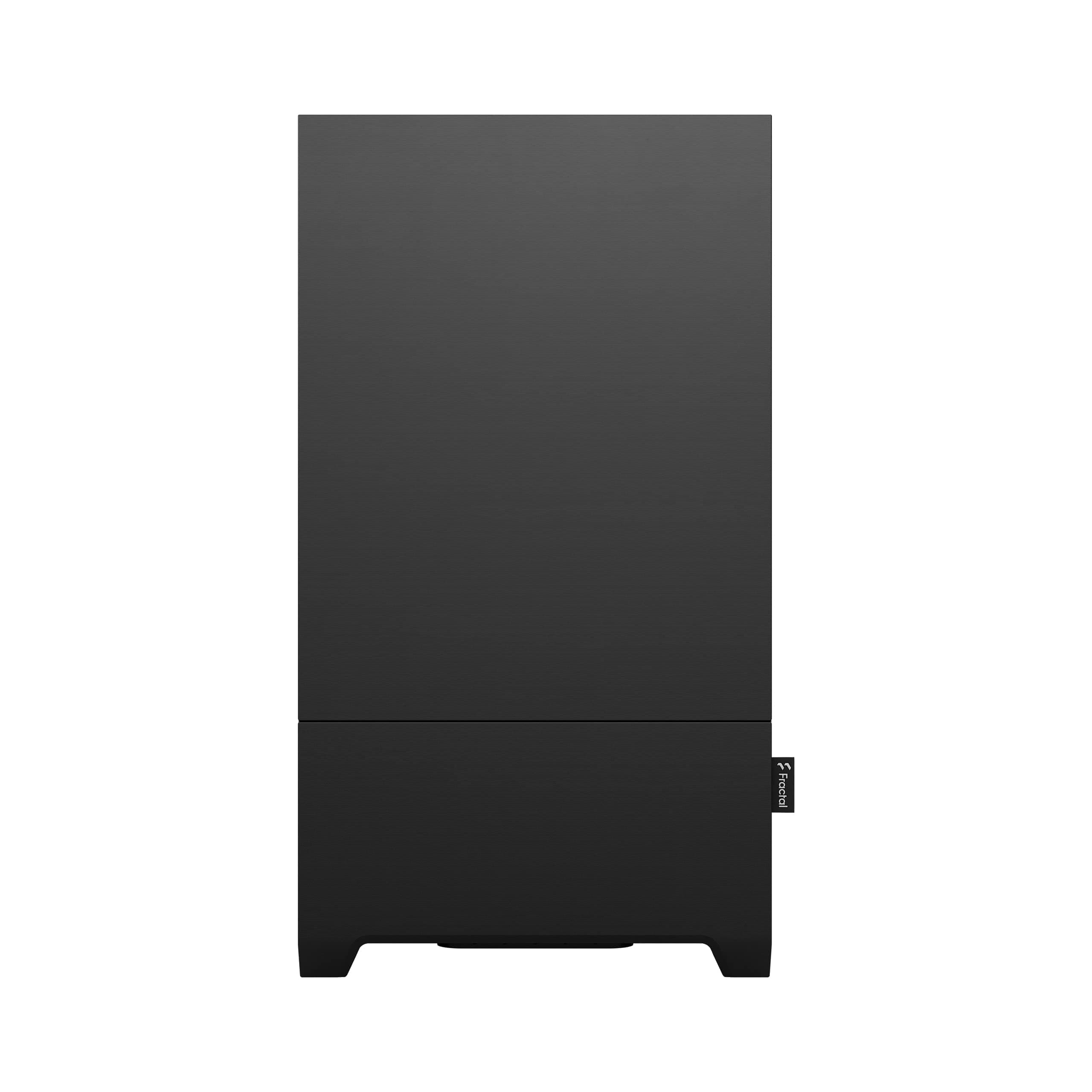 Fractal Design Pop Mini Silent – mATX Case/Mini ITX Case mit Bitumen-Dämmung, 3X 120 mm Lüfter, geschlossener Front – Lautloses pc gehäuse in Schwarz Schwarz Mini Silent Bild 3