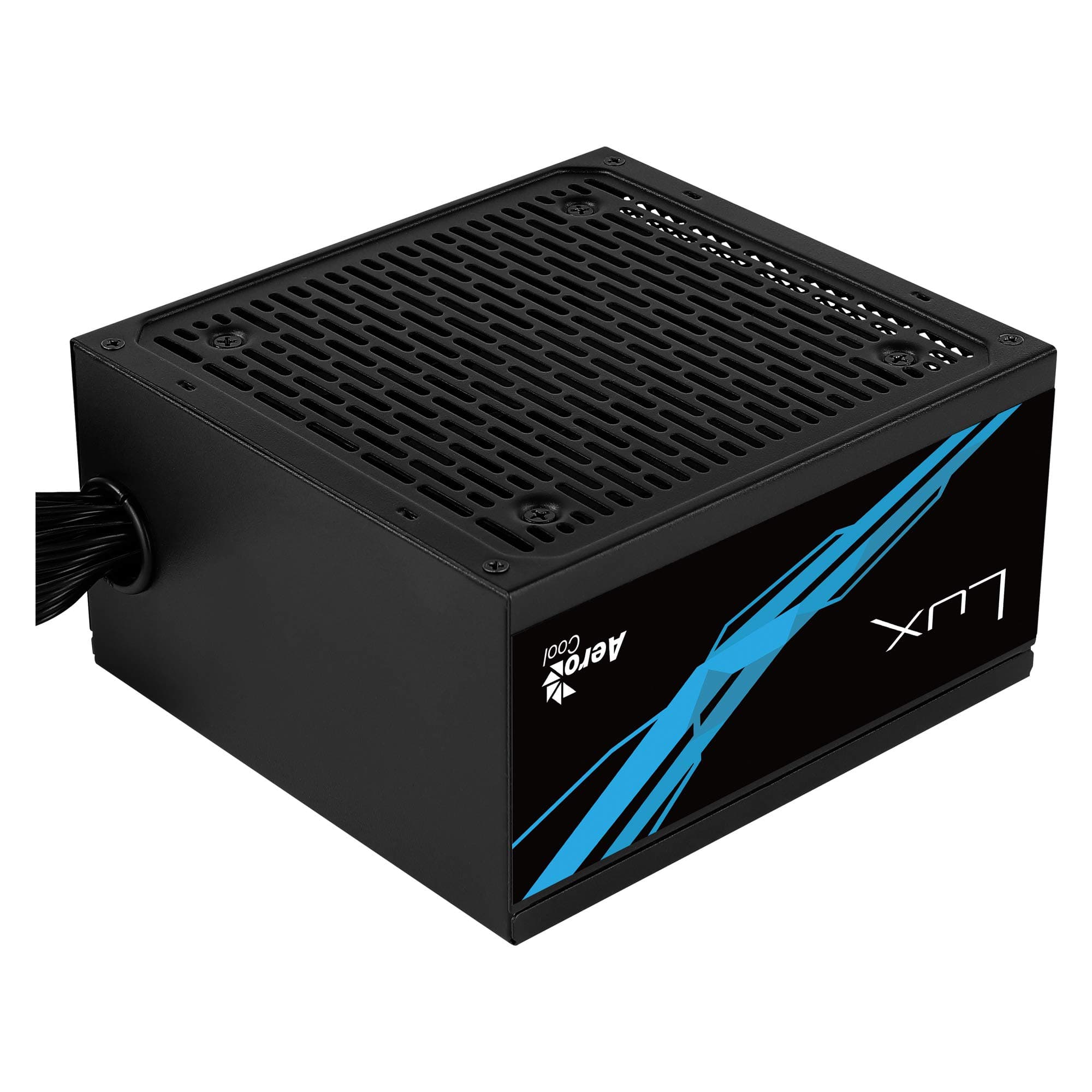 Aerocool LUX550 - PC-Netzteil (550 W, 12 V, 88% Wirkungsgrad, 80 Plus Bronze), Schwarz