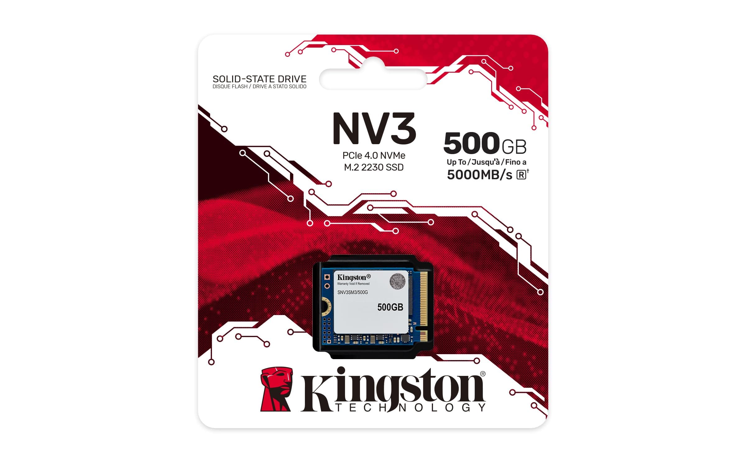 Kingston NV3 NVMe PCIe 4.0 Interne SSD 500GB M.2 2230-SNV3SM3/500G Bild 5