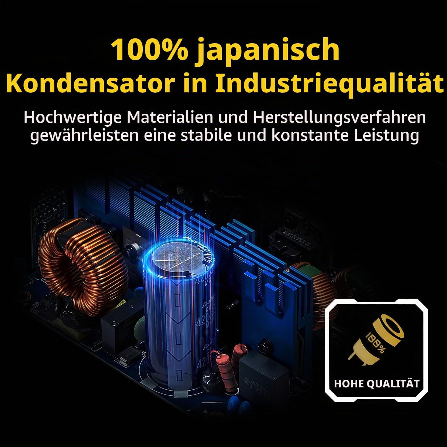 ENERMAX Revolution III 750 Watt |vollmodulares ATX 3.1-Netzteil | PCIe 5.1 |80 Plus Gold |flüsterleiser 120mm FDB-Lüfter | 105°C jap. Kondensatoren | ERV750G-AHG-MAC REVOLUTION III 750W Bild 5