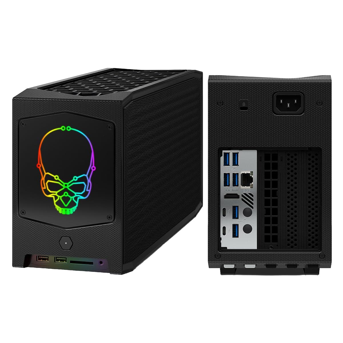 NUC 11 Extreme NUC11BTMi9 Mini-PC mit Intel Core i9-11900 KB, Intel UHD-Grafik, Dual Thunderbolt 4, 2,5G LAN, WiFi 6E, 8L Kompaktes Design für Gaming und Content-Erstellung (Barebone) NUC11BTMi9 Barebone System