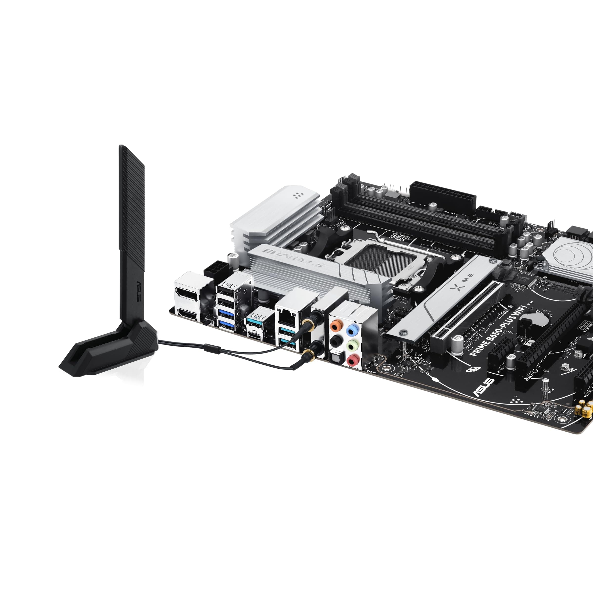ASUS Prime B650-PLUS WiFi Gaming Mainboard Sockel AMD AM5 (ATX, DDR5, PCIe 5.0 M.2, WiFi 6E, DisplayPort, HDMI, SATA 6 Gbps, BIOS Flashback, Thunderbolt 4 Header, Aura Sync) Bild 8