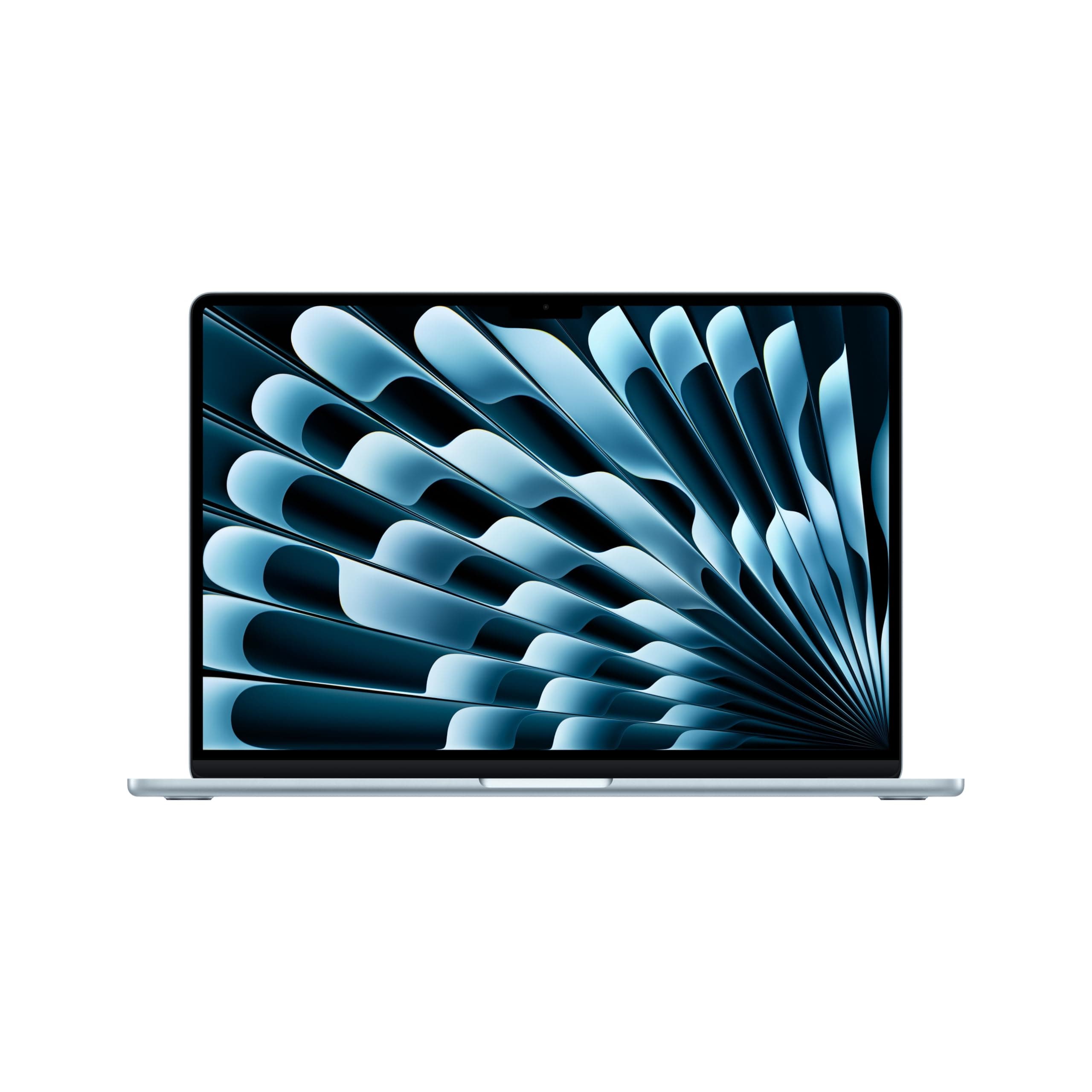 Apple 15" MacBook Air Laptop, M5 Chip mit 10‑Core CPU und 10‑Core GPU: Entwickelt für KI, 15,3" Liquid Retina Display, 16 GB gemeinsamer Arbeitsspeicher, 512 GB SSD, Touch ID, WLAN 7; Himmelblau 16 GB RAM 512 GB Himmelblau MacBook Air ohne Netzteil