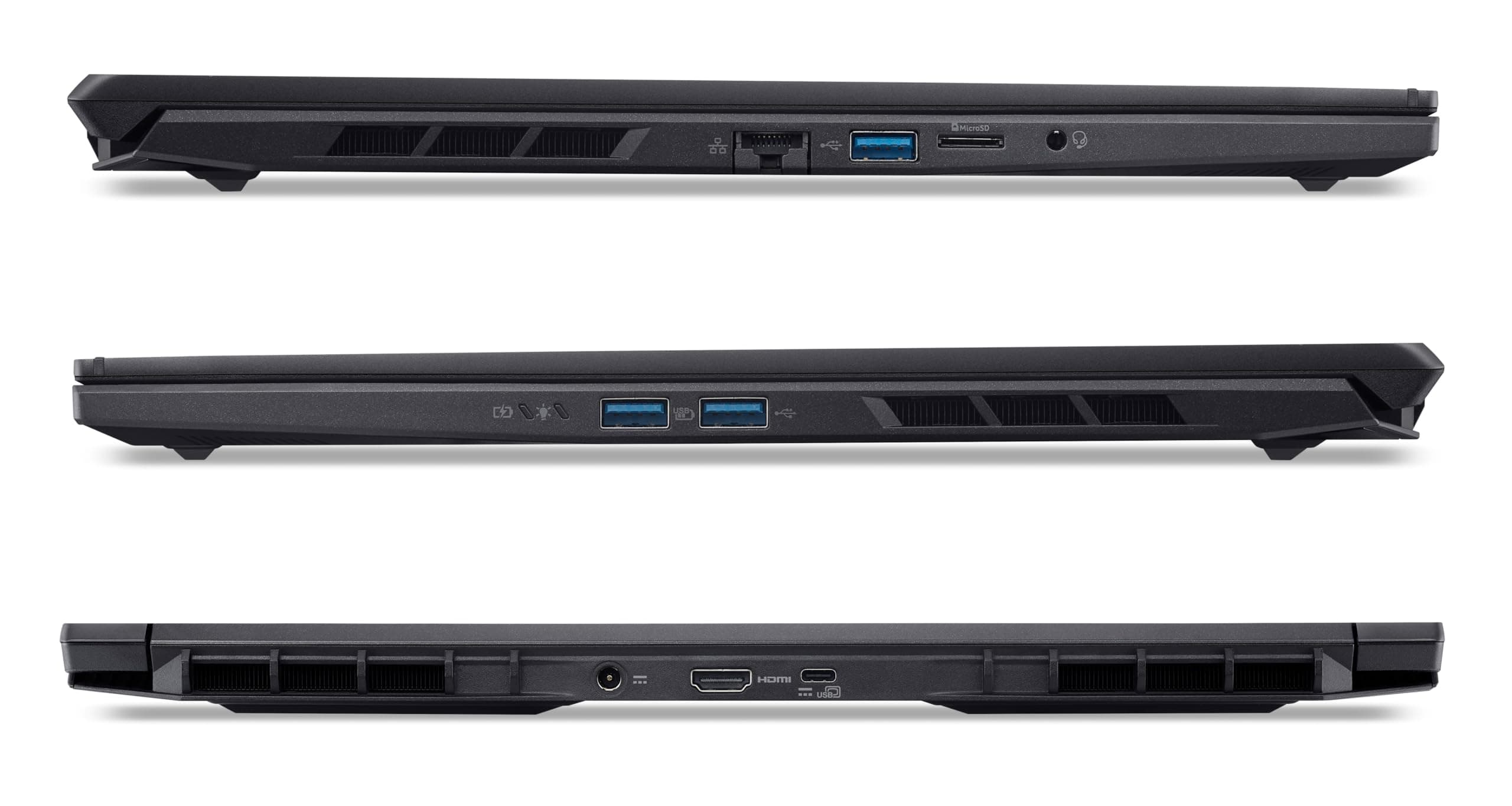Acer Nitro V 16S AI (ANV16S-41-R93W) Gaming Laptop, 16" WQXGA IPS 180Hz Display, AMD Ryzen 7 260, 16 GB RAM, 1 TB GB SSD, NVIDIA GeForce RTX 5070, Windows 11, QWERTZ Tastatur, schwarz Bild 5