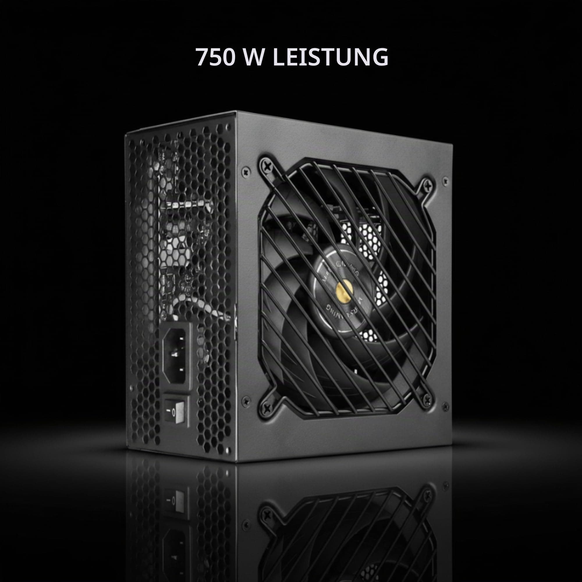 Mars Gaming MPB750PSI, PC-Netzteil Full Modular 750W, 10 Jahre Garantie, 80Plus Gold 90%, Lüfter SI Extreme Silence, Technologien AI2-RPM, DC-DC und SMD, ATX 3.1 und PCIe 5.1 Schwarz Bild 3