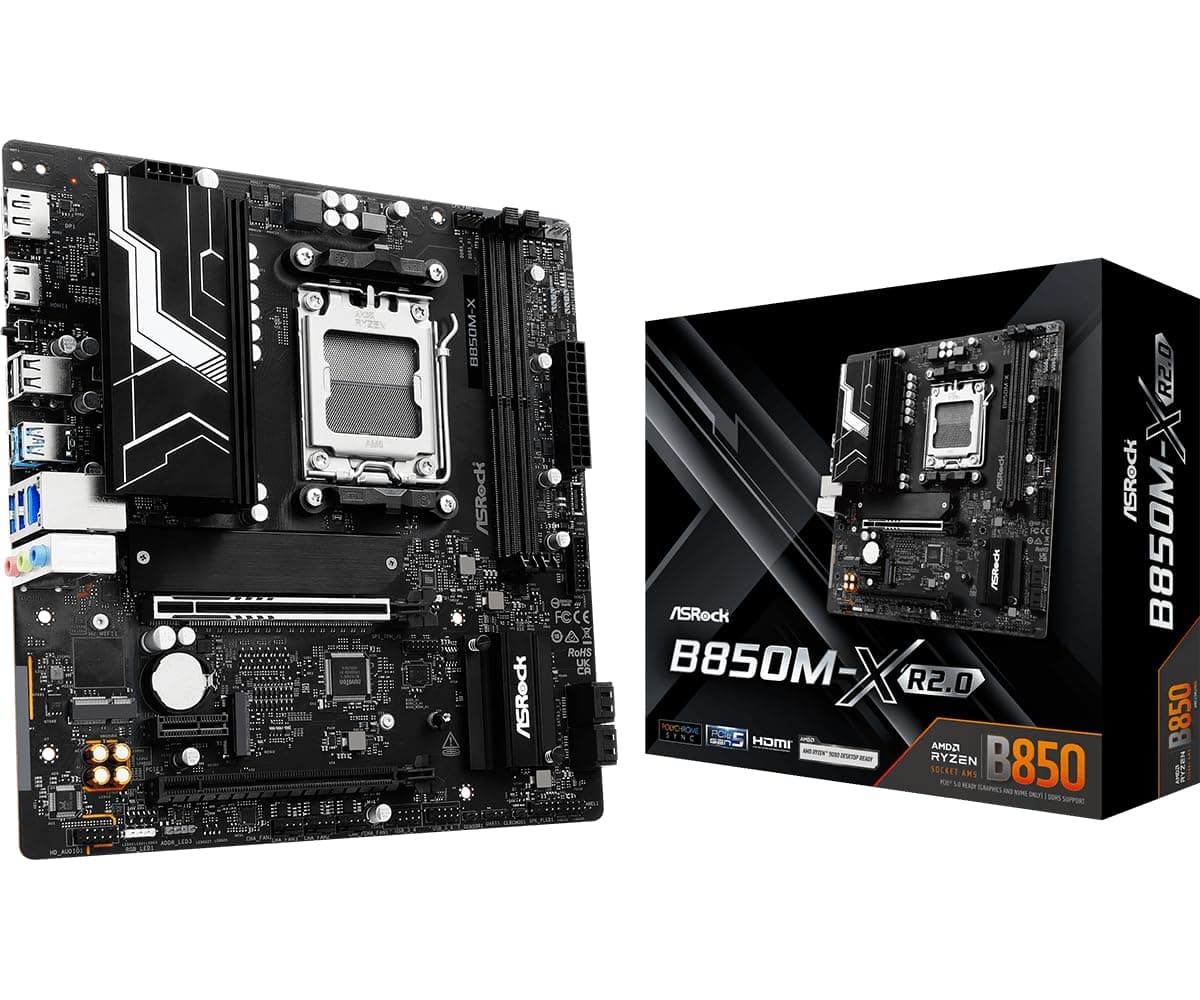 ASRock B850M-X R2.0 AM5 mATX HDMI/DP DDR5 (90-MXBSG0-A0UAYZ) Bild 2