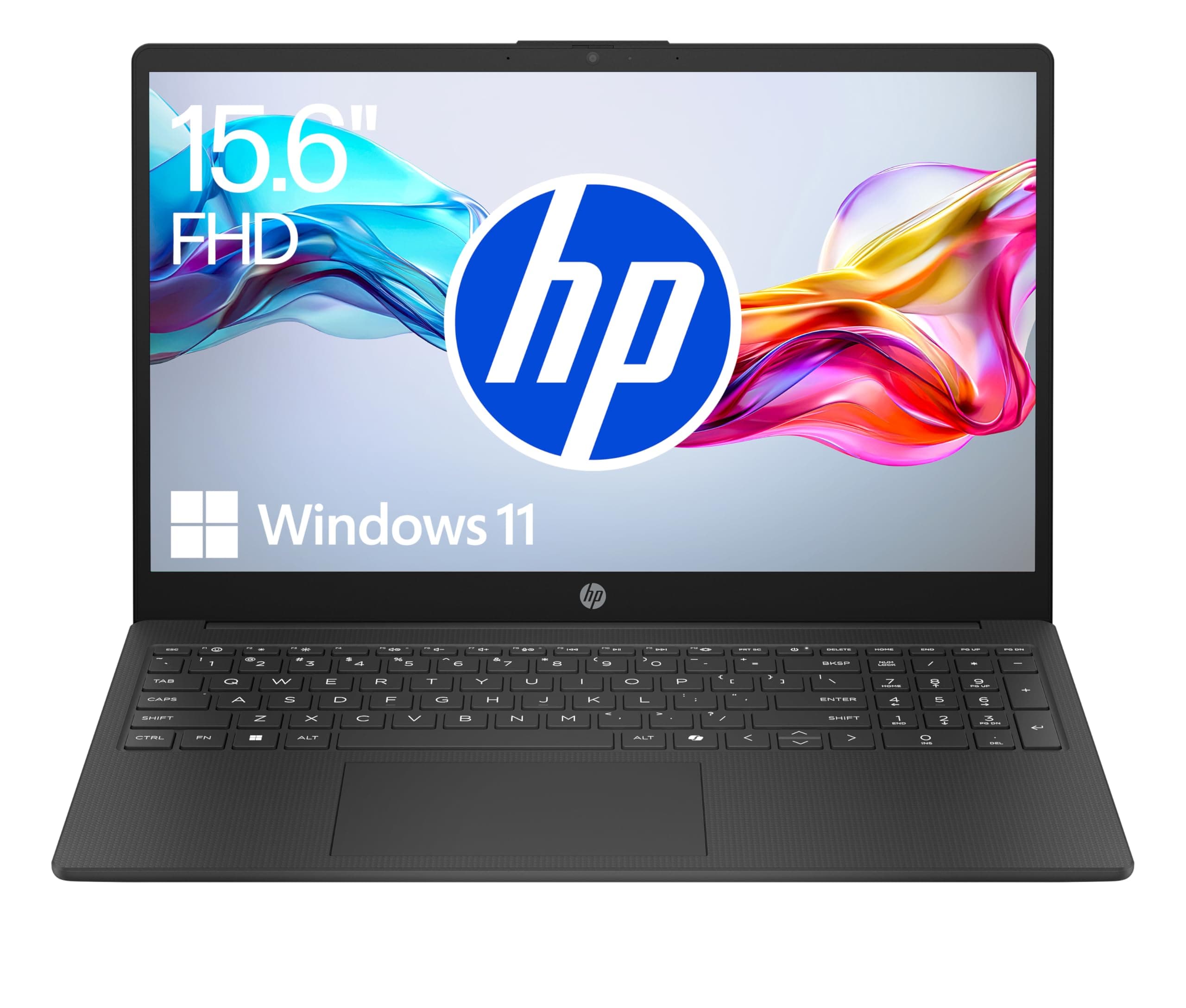 HP Laptop | 15,6" FHD Display | Intel Core i3-N305 | 8 GB DDR4 RAM | 512 GB SSD | Intel UHD Graphics | Windows 11 Home | QWERTZ | Jet Black Intel Core i3-N305 8 GB DDR4 RAM + 512 GB SSD Schwarz mit Copilot Key