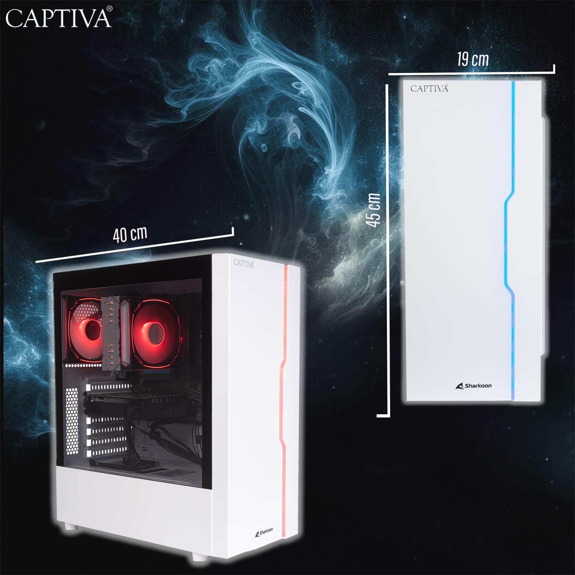 Captiva Gaming PC Bundle R93-482|R5 7500F|16GB DDR5|RTX 5060|1 TB|23.80"|Win11 Windows 11 Home 1000.0 GB 16.0 GB Bild 5