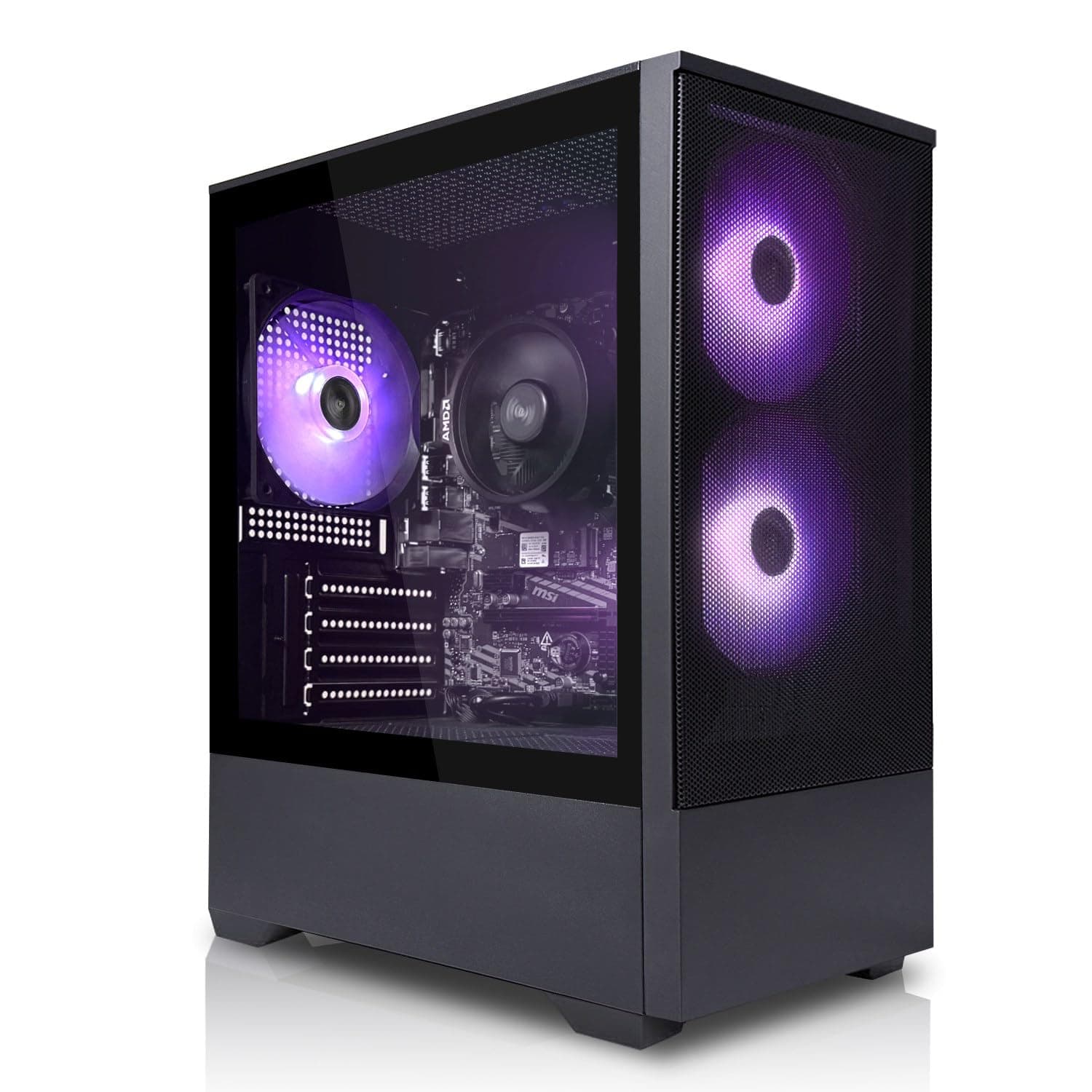 SYSTEMTREFF Gaming PC Intel Core i5-13400F 6x4.6GHz | AMD Radeon RX 7600 8GB DX12 | 512GB M.2 NVMe | 16GB DDR4 RAM | WLAN Desktop Computer Rechner für Gamer, Zocker & Streamer