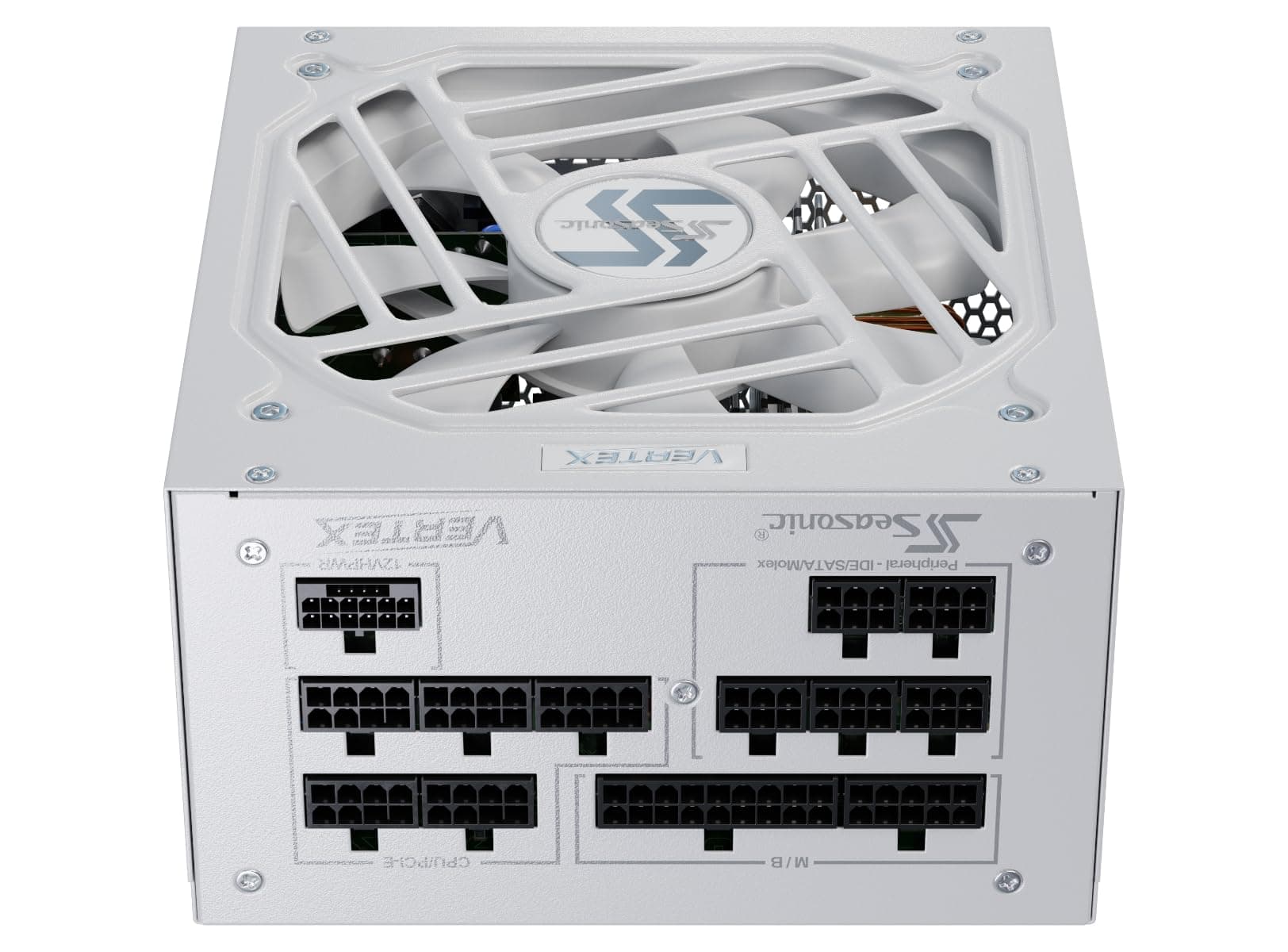 Seasonic Vertex GX White 80 Plus Gold Netzteil, modular, ATX 3.0, PCIe 5.0-1200 Watt Bild 7