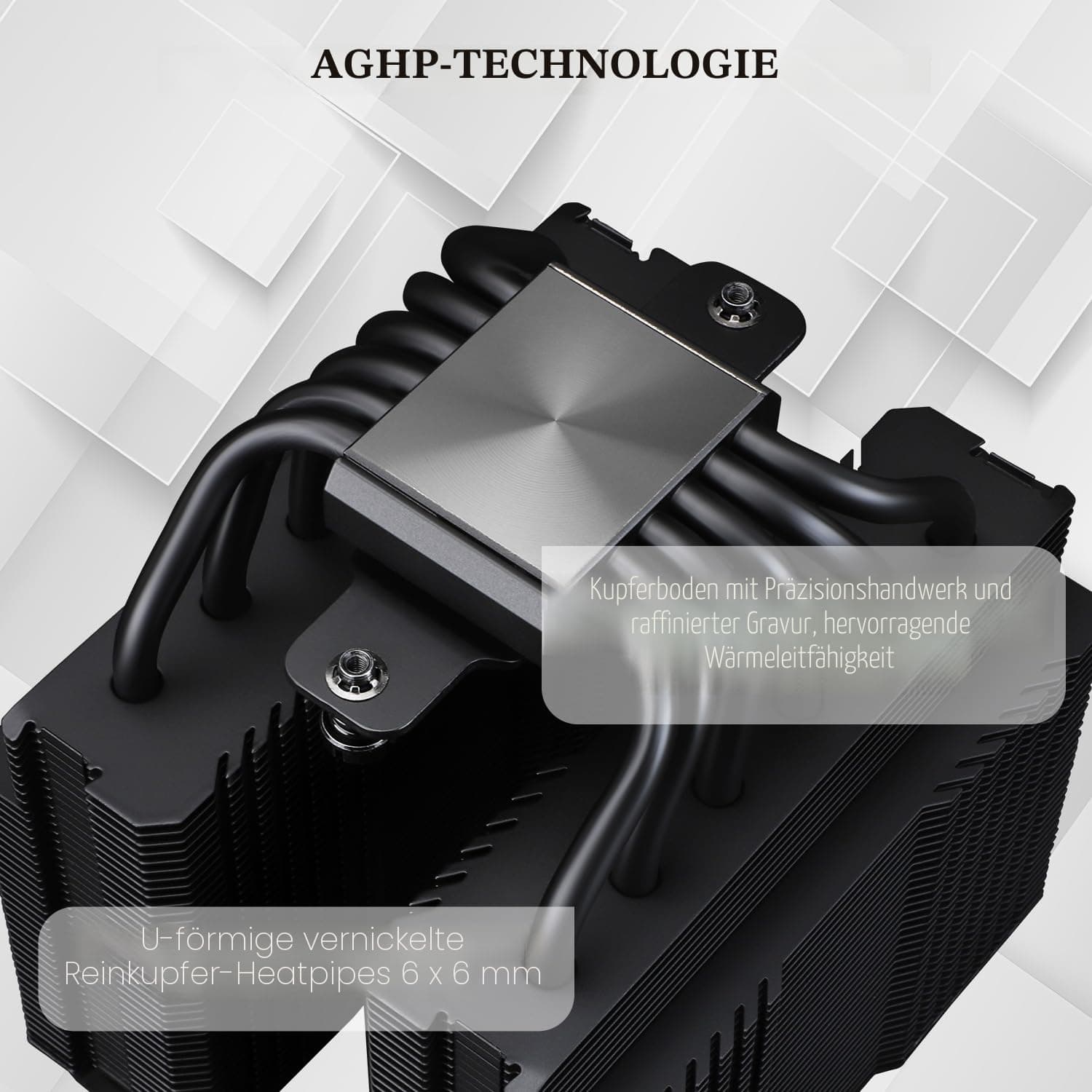 TR Peerless Assassin 120 Mini CPU-Luftkühler, 6 Heatpipes, PWM Lüfter 120 mm TL-D12B, 135 mm hoch, Dual-Turm-Kühler, für AMD AM4 AM5/Intel LGA 1851/1700/1150/1151/1200/2011 BLACK Bild 3