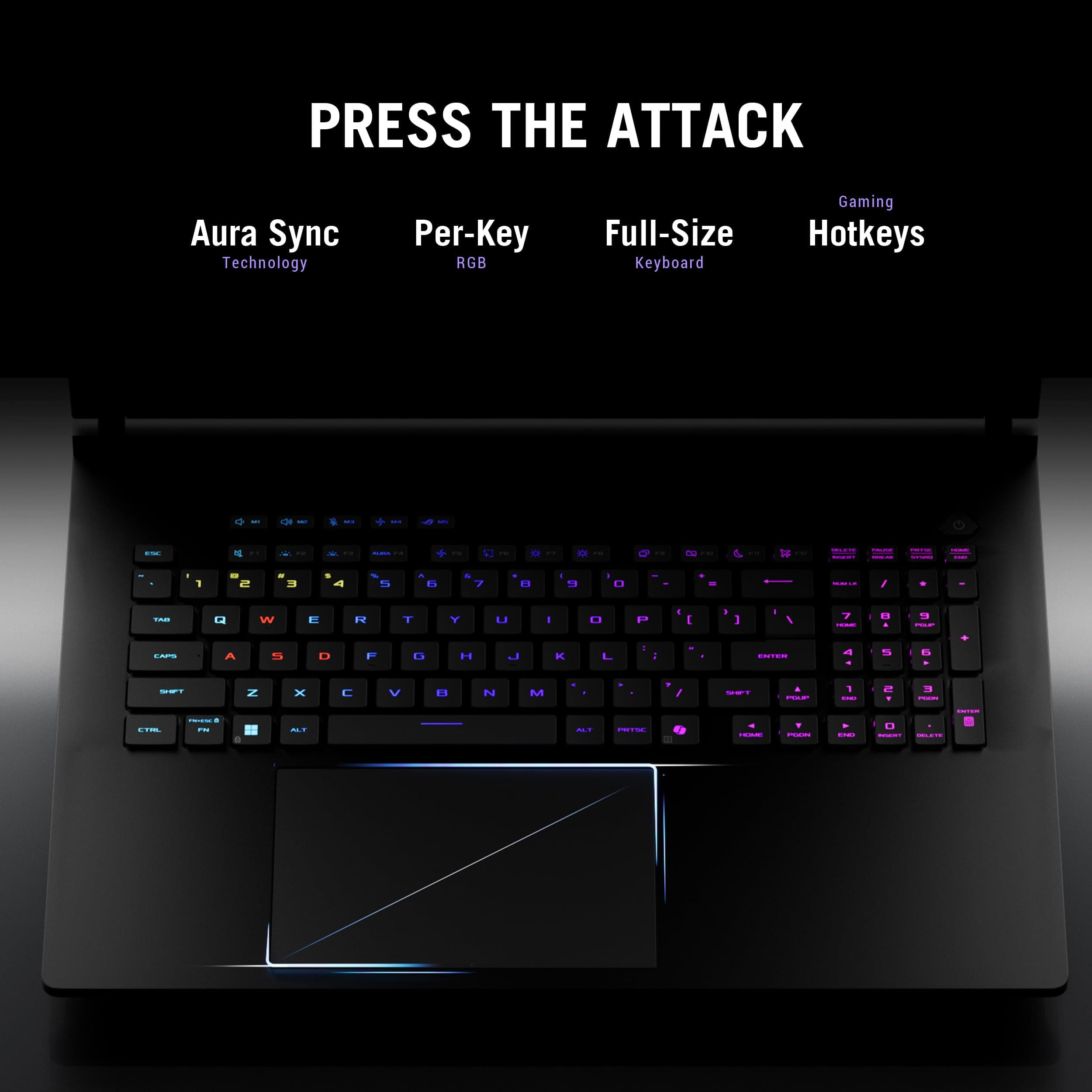 ASUS ROG Strix Scar 18 (2025) Gaming Laptop, 18 Zoll ROG Nebula HDR 16:10 2.5K 240Hz/3ms, NVIDIA GeForce RTX 5070 Ti, Intel Core Ultra 9 275HX, 32GB DDR5, 1TB PCIe SSD, Wi-Fi 7, Win 11 Pro, G833 Bild 6