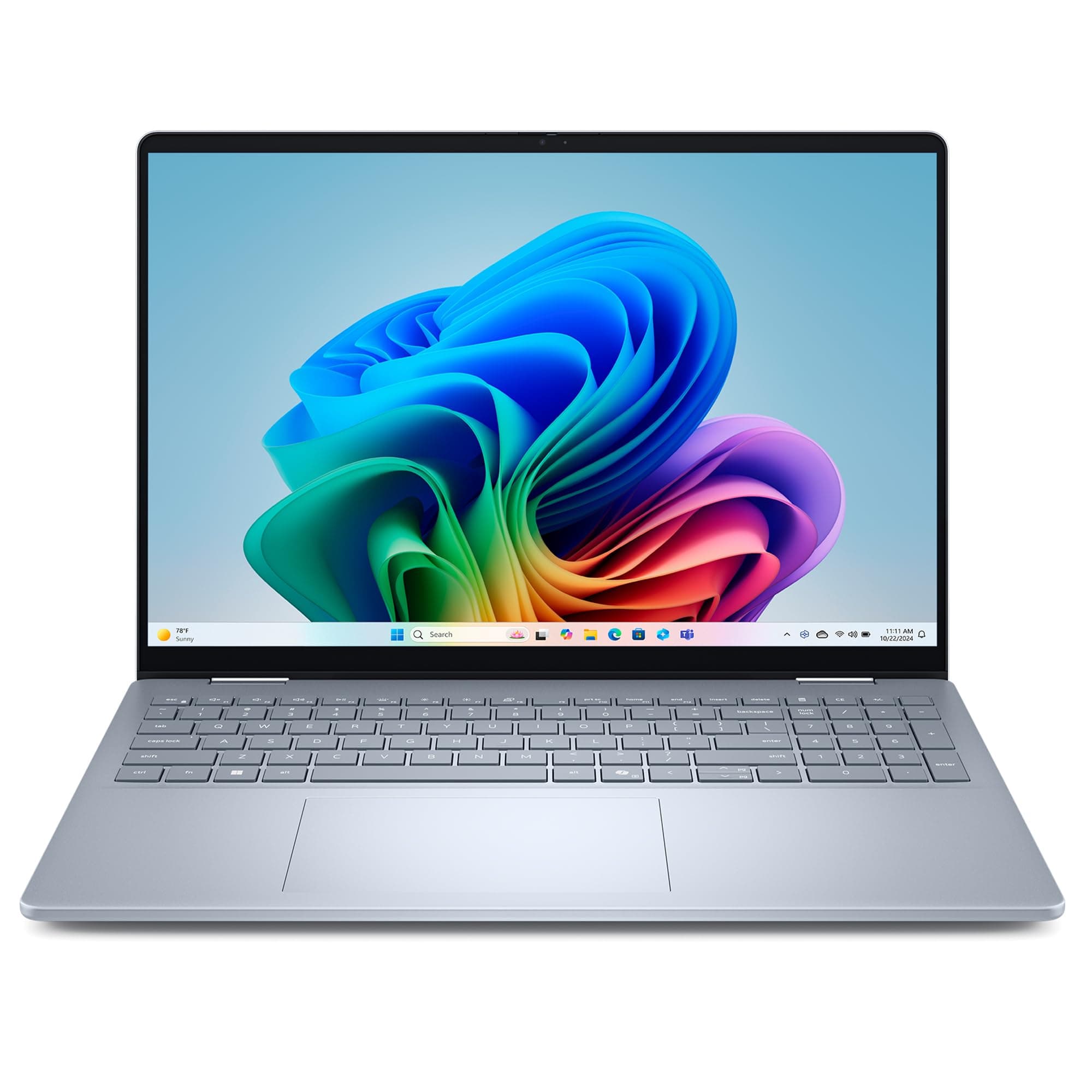 Dell 16 Plus 2-in-1 Laptop Copilot+ PC db06250 – 16" FHD+ Touch Display, Intel Core Ultra 7 Series 2, 16GB RAM, 512GB SSD, Intel Arc Grafik, Windows 11 Home, Beleuchtete Tastatur QWERTZ – Ice Blue Core Ultra 7 256V 16 GB 512GB SSD