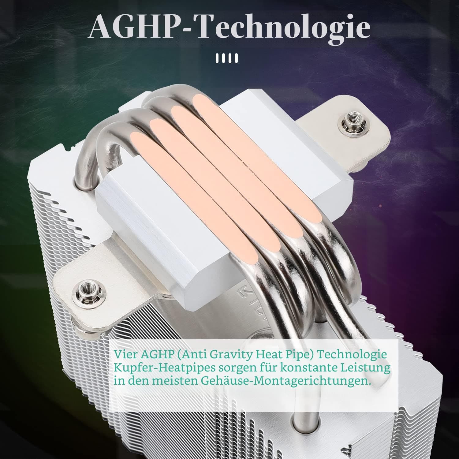 TR AssassinX120 SE ARGB CPU-Luftkühler, 4 Heatpipes, TL-C12C-S PWM Leiser Lüfter CPU-Kühler mit S-FDB-Lager, für AMD AM4 AM5/Intel 1150/1151/1200/1700 Bild 3