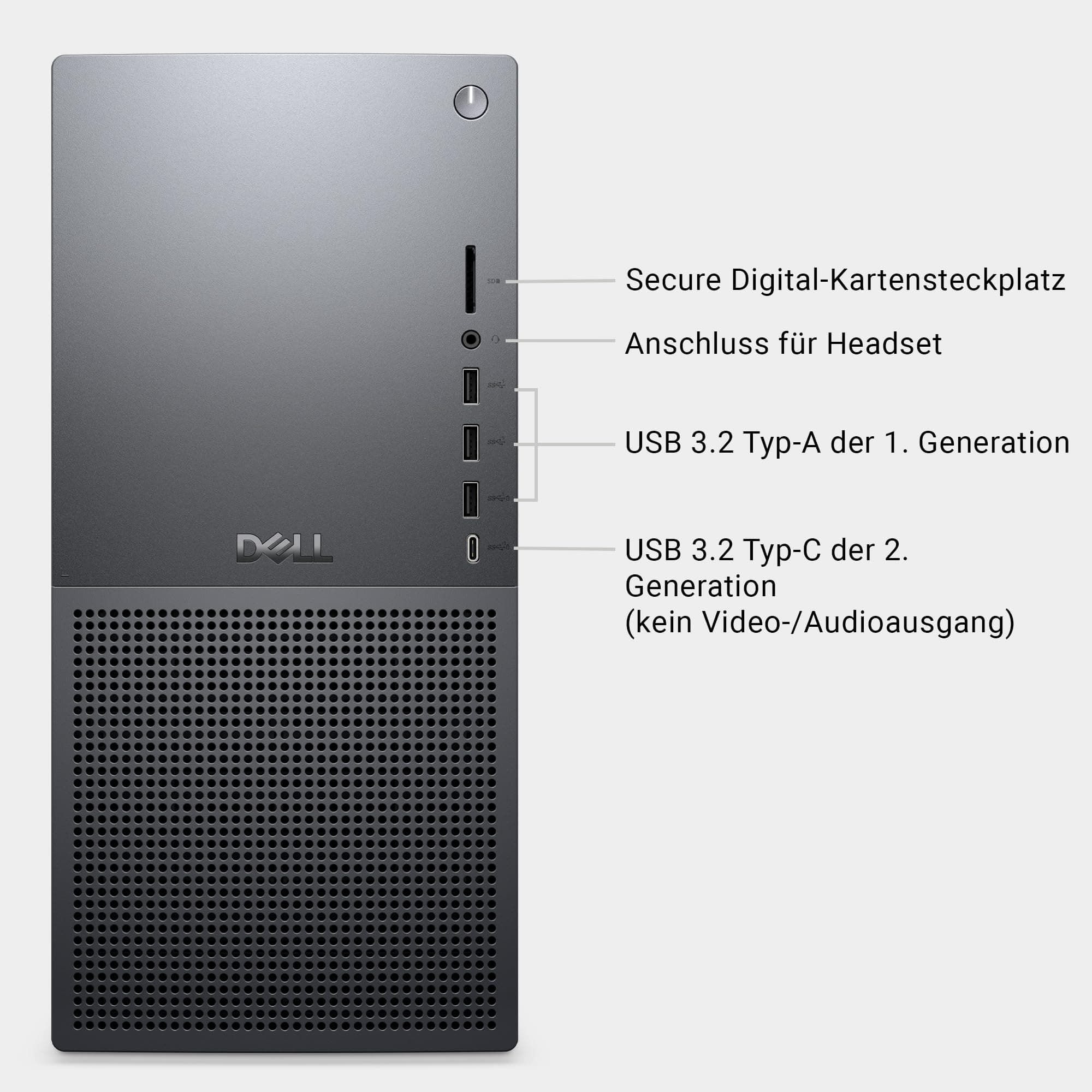 Dell Tower Plus EBT2250 Desktop-PC – Intel Core Ultra 7 265, 32GB DDR5 RAM, 1TB SSD, Nvidia Geforce RTX 5070, Windows 11 Pro, Wi-Fi 6E, Graphite Design, Intel Core Ultra 7 265 32 GB NVIDIA RTX 5070 Bild 8