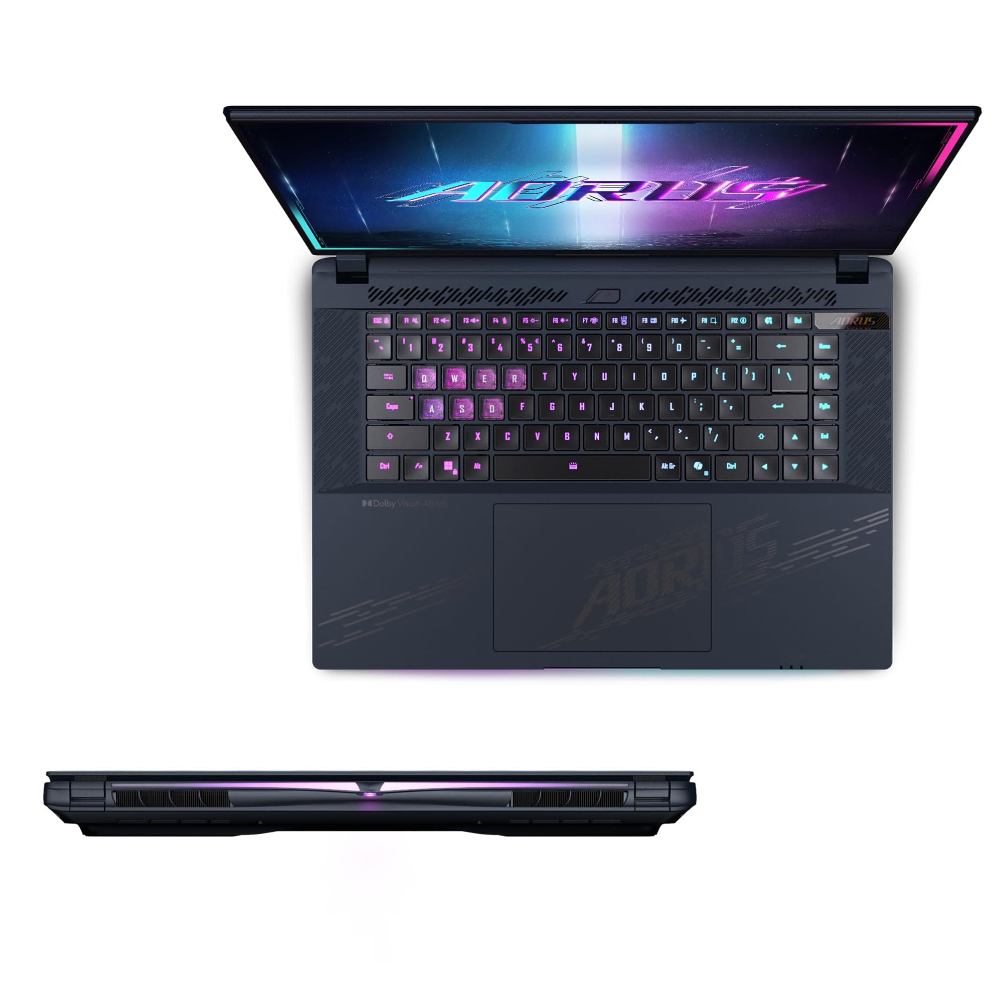 Gigabyte AORUS Master 16 BZH Gaming-Laptop - 16,0“, 240Hz OLED, Intel Core 275HX, RTX 5090 GPU, 32GB DDR5 5600MHz, 2 x Gen4 1TB SSD, Windows 11 Pro, 2 Jahre Garantie, AORUS Master 16 BZHC6DEE65SP Bild 3