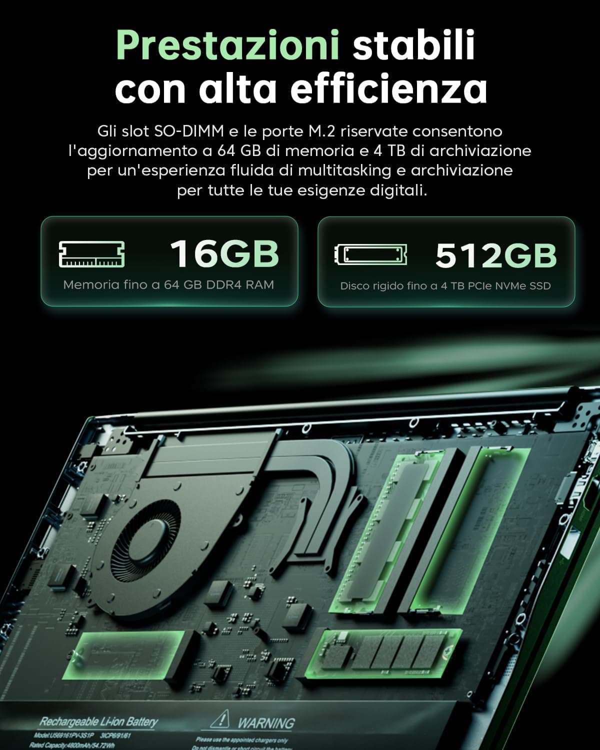 Laptop - 2026 Neueste 15.6 Zoll FHD Display Laptop mit Ryzen 7 5700U Prozessor bis zu 4.3GHz, 16GB Ram DDR4 512GB NVMe PCIe 3.0 SSD Notebook, Leichtgewicht 15.6-Zoll-5700U-16+512GB Bild 4