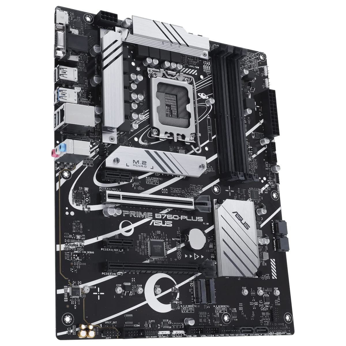 ASUS Prime B760-PLUS Gaming Mainboard Sockel Intel LGA 1700 (Intel B760, ATX, DDR5 Speicher, PCIe 5.0, 3X PCIe 4.0 M.2, Thunderbolt 4, Aura Sync) Bild 7