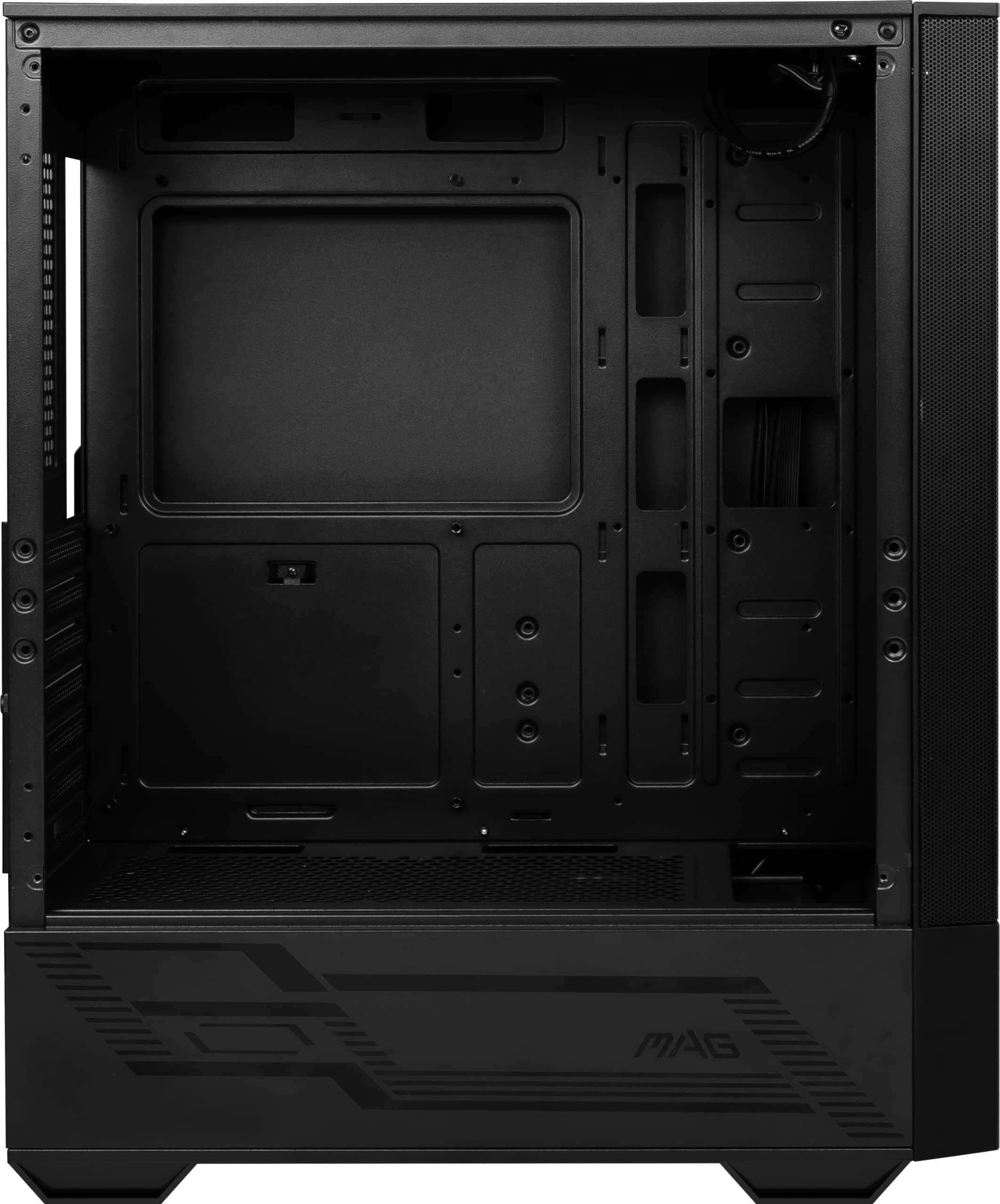 MSI MAG Forge 111R Mid-Tower ATX Gehäuse (2X USB 3.0 Anschluss, 1x 120mm A-RGB Fan mit Controller im Lieferumfang, schwarz, RGB) MAGFORGE111R Bild 7