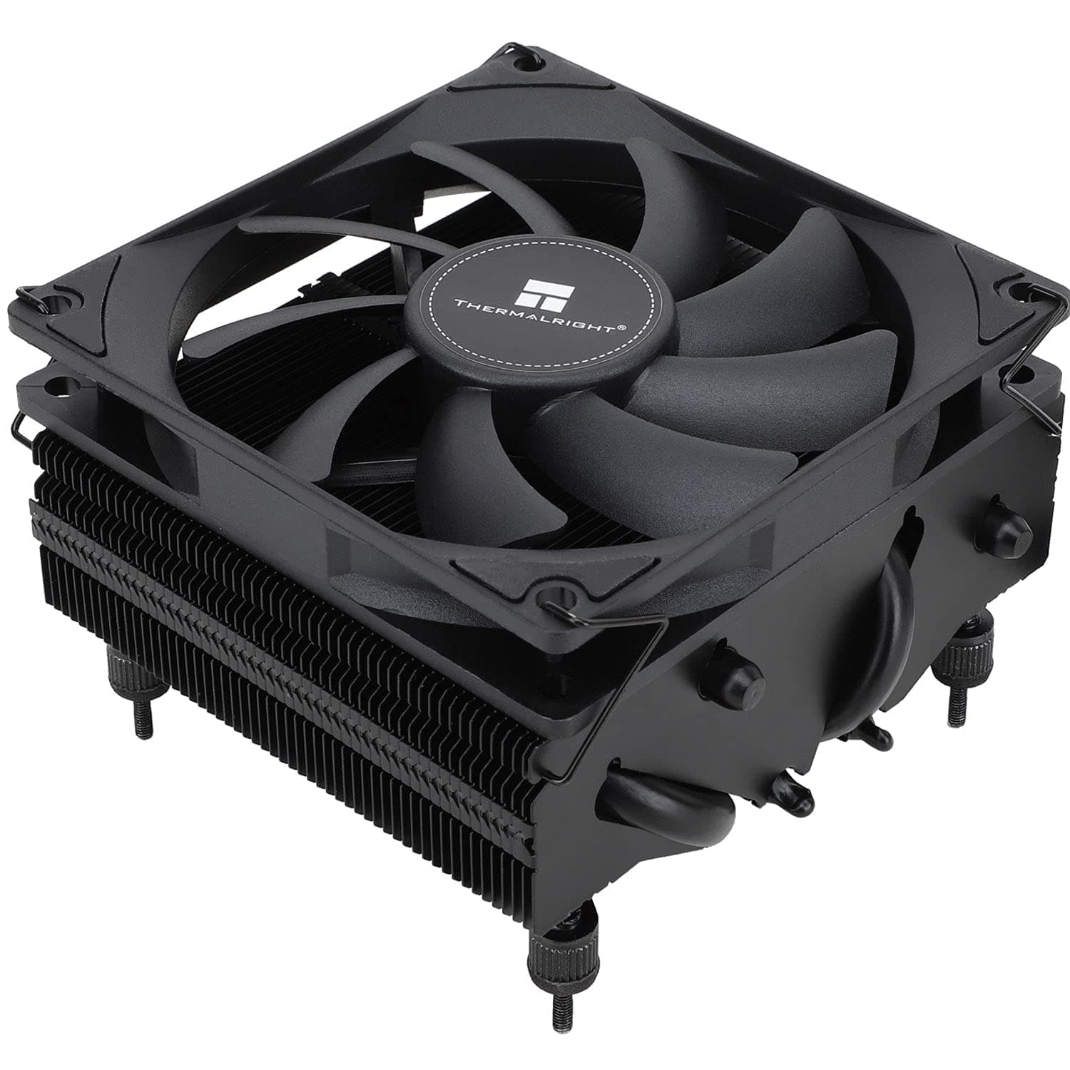 Thermalright TR AXP90-X53 schwarz Low Profile CPU-Luftkühler, 53mm Höhe, TL-9015B Slin PWM Lüfter, AGHP Technologie, für AMD AM4/AM5 Intel 1700/115X/1200/1851 53mm AXP90 X53 BLACK