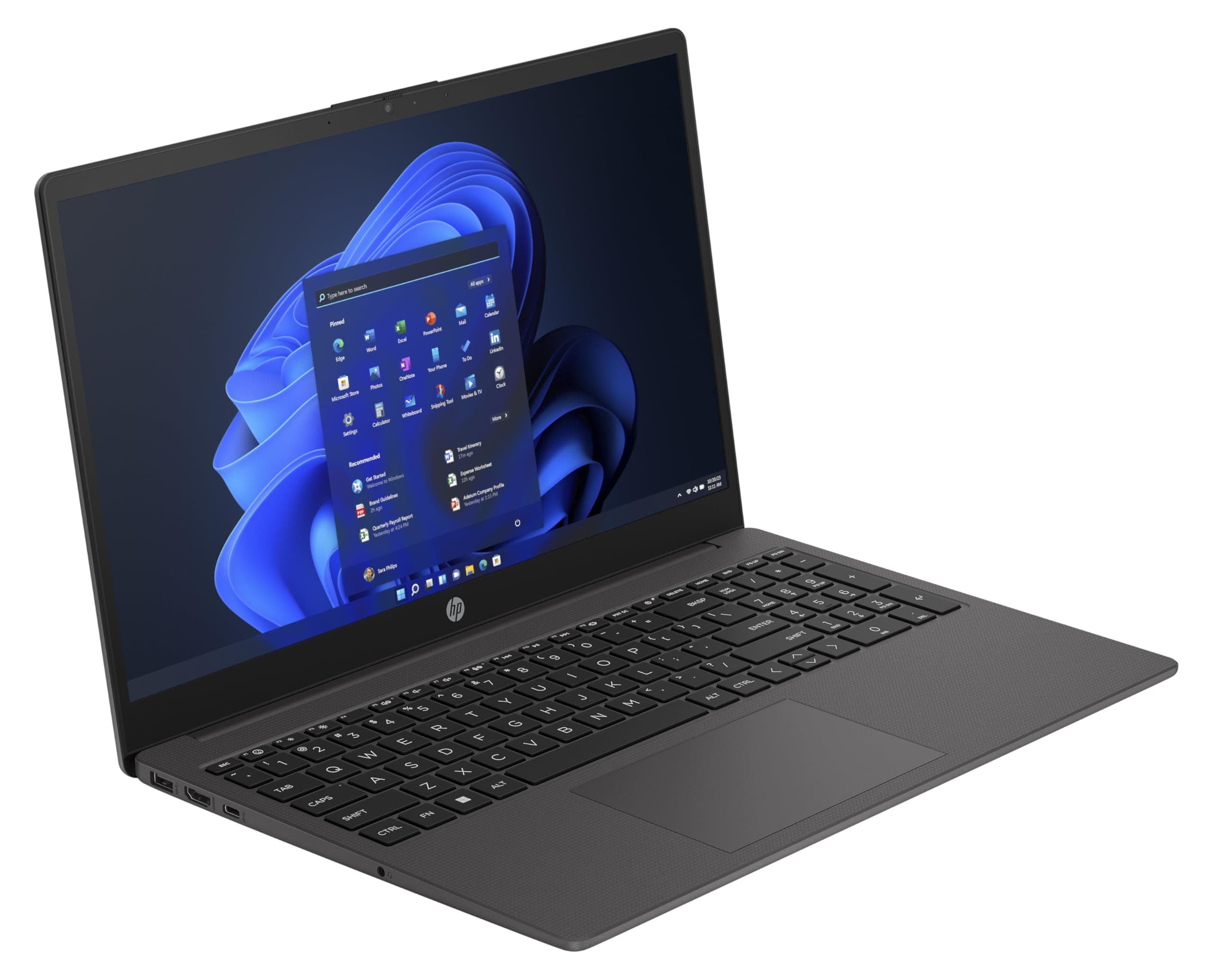 HP Laptop, 15,6 Zoll IPS Full-HD Display, Intel Core i7 1355U, 10 x 5.00 GHz, 16 GB DDR4 RAM, 512 GB SSD, Intel Iris Xe, Schwarz, Norton 360, Windows 11 Bild 2