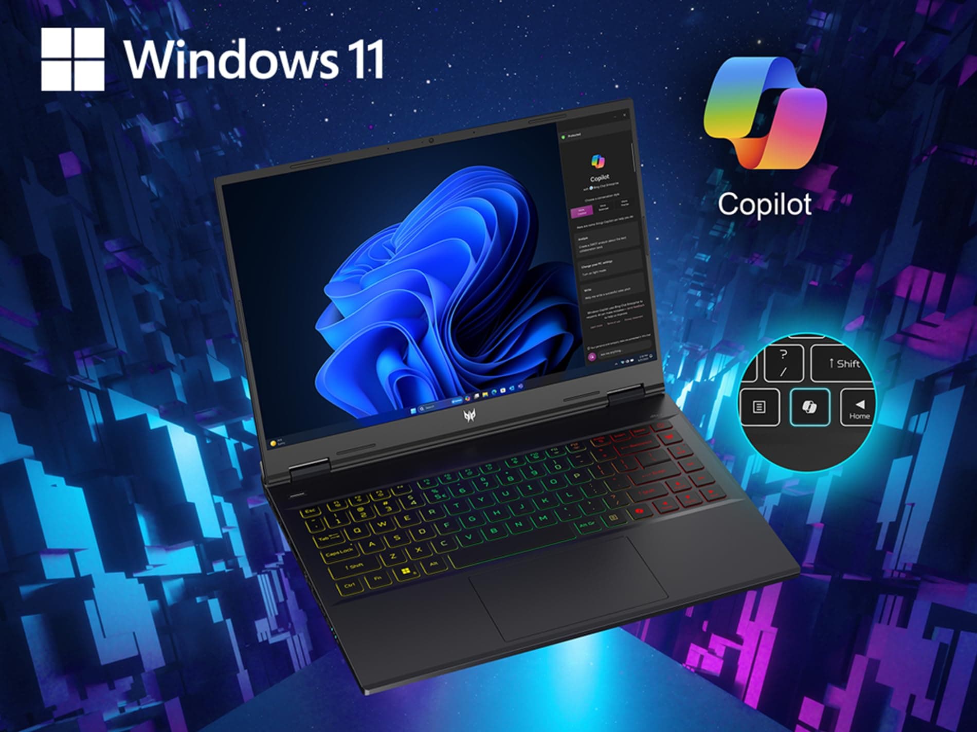 acer Predator Helios Neo 14 Gaming-Laptop, 14,5 Zoll (36,8 cm), 120 Hz, KI-betrieben, Intel Core Ultra 7 155H Prozessor, NVIDIA GeForce RTX 4060, LPDDR5X 1 TB Bild 5