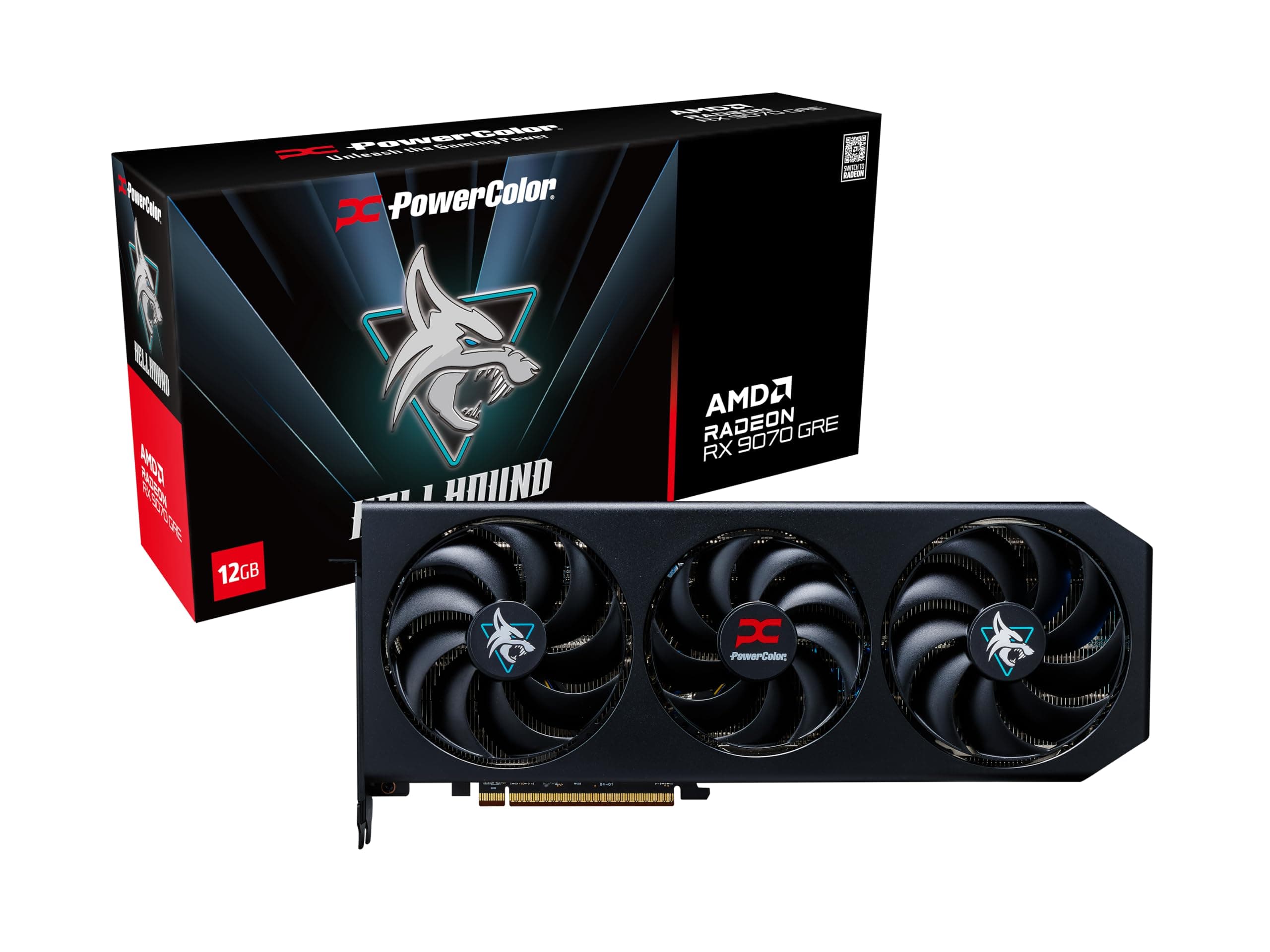 PowerColor Hellhound AMD Radeon RX 9070 GRE 12 GB GDDR6 Bild 2