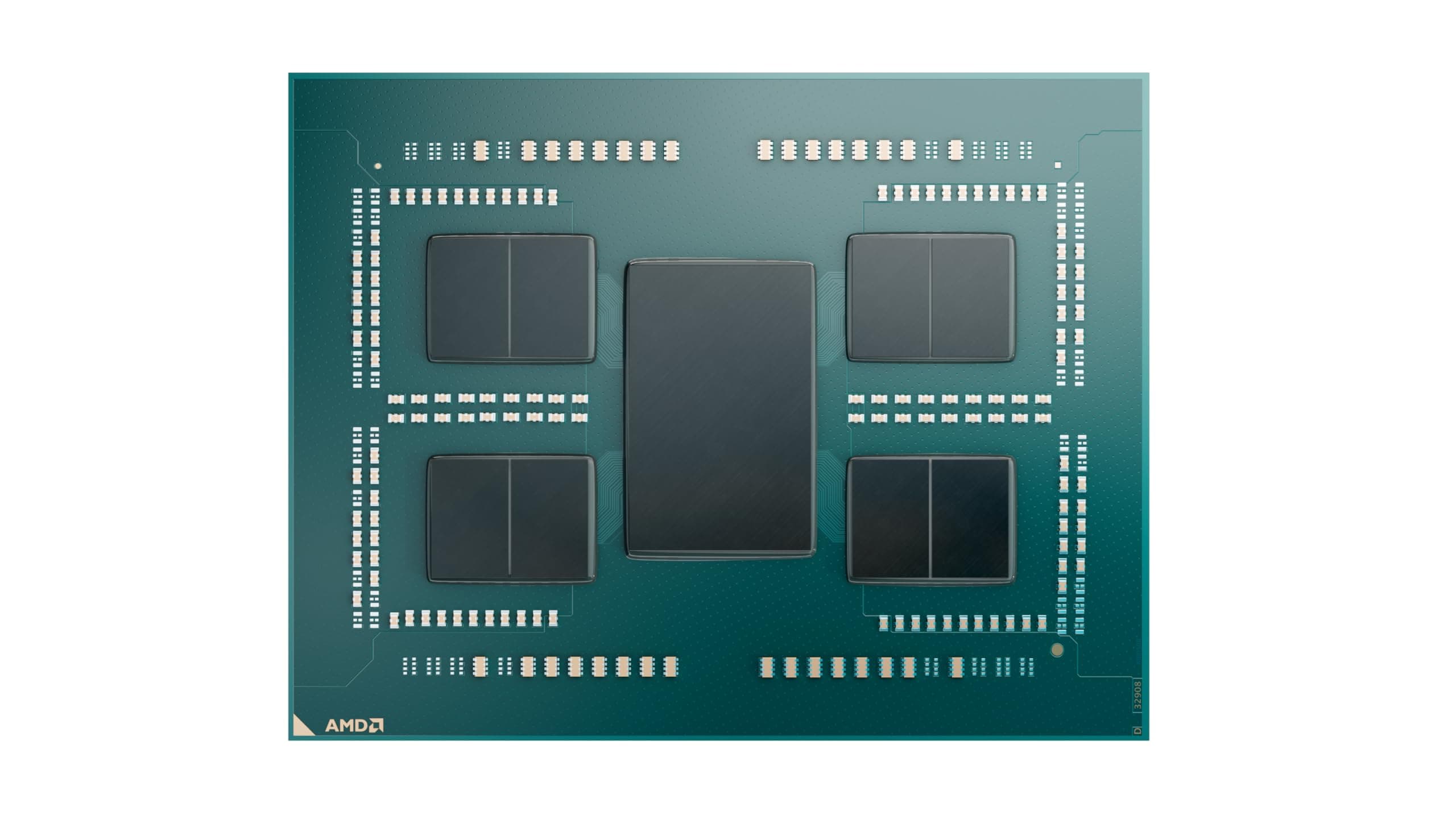 AMD Ryzen Threadripper 7960X (24 Kerne/48 Threads, 350W TDP, SP6 Sockel, 152MB cache, Bis zu 5,3 Ghz max boost, Kein Kühler) Bild 7
