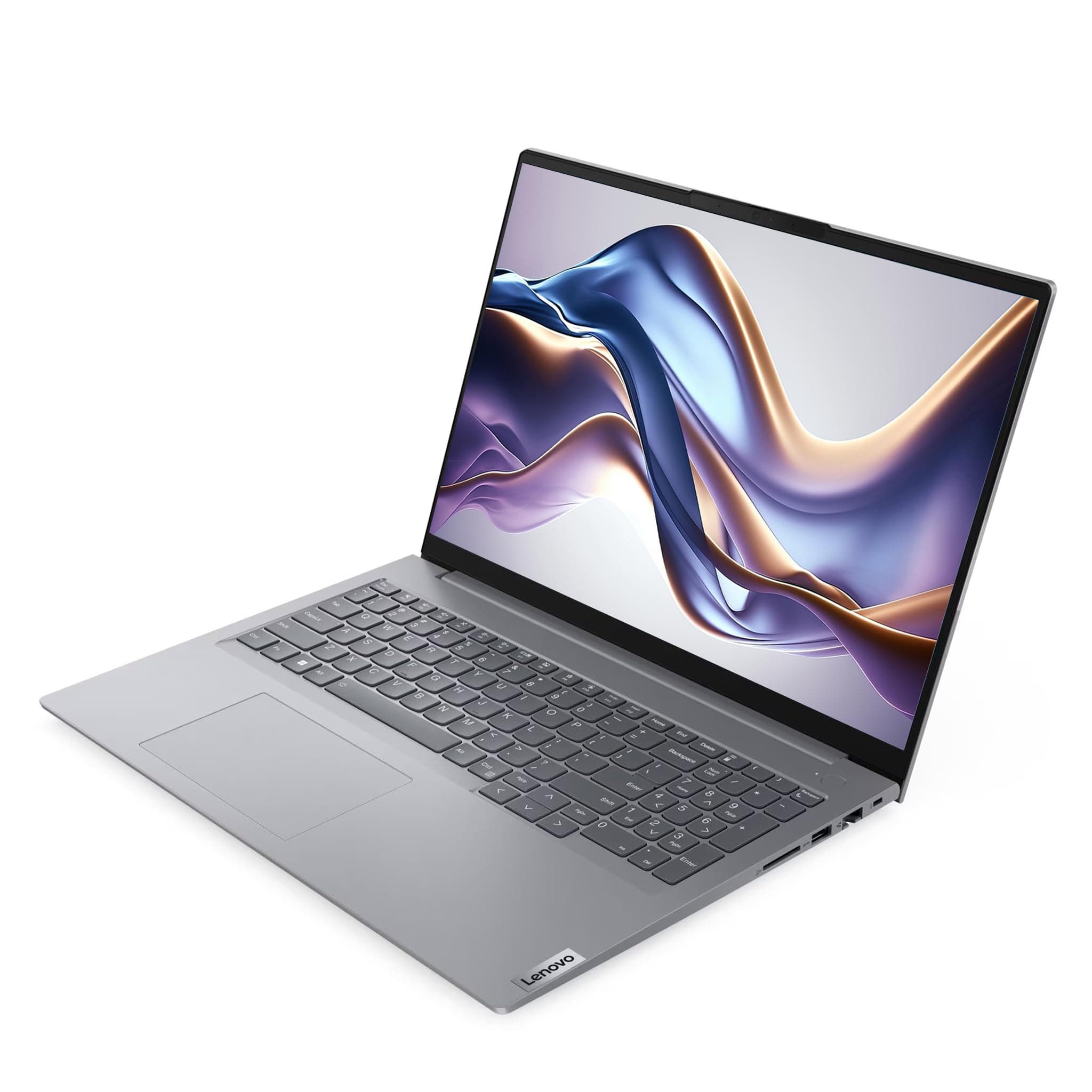 Lenovo ThinkBook 16 Gen 6 Business Laptop, Core i7-13700H, 64 GB DDR5 RAM, 1 TB PCIe SSD, 16" WUXGA (1920x1200) Display, Intel Iris Xe Graphics, Deutsches Tastatur-Layout, W11 Pro, Arctic Grey 64 GB RAM | 1 TB SSD Windows 11 Pro Bild 3