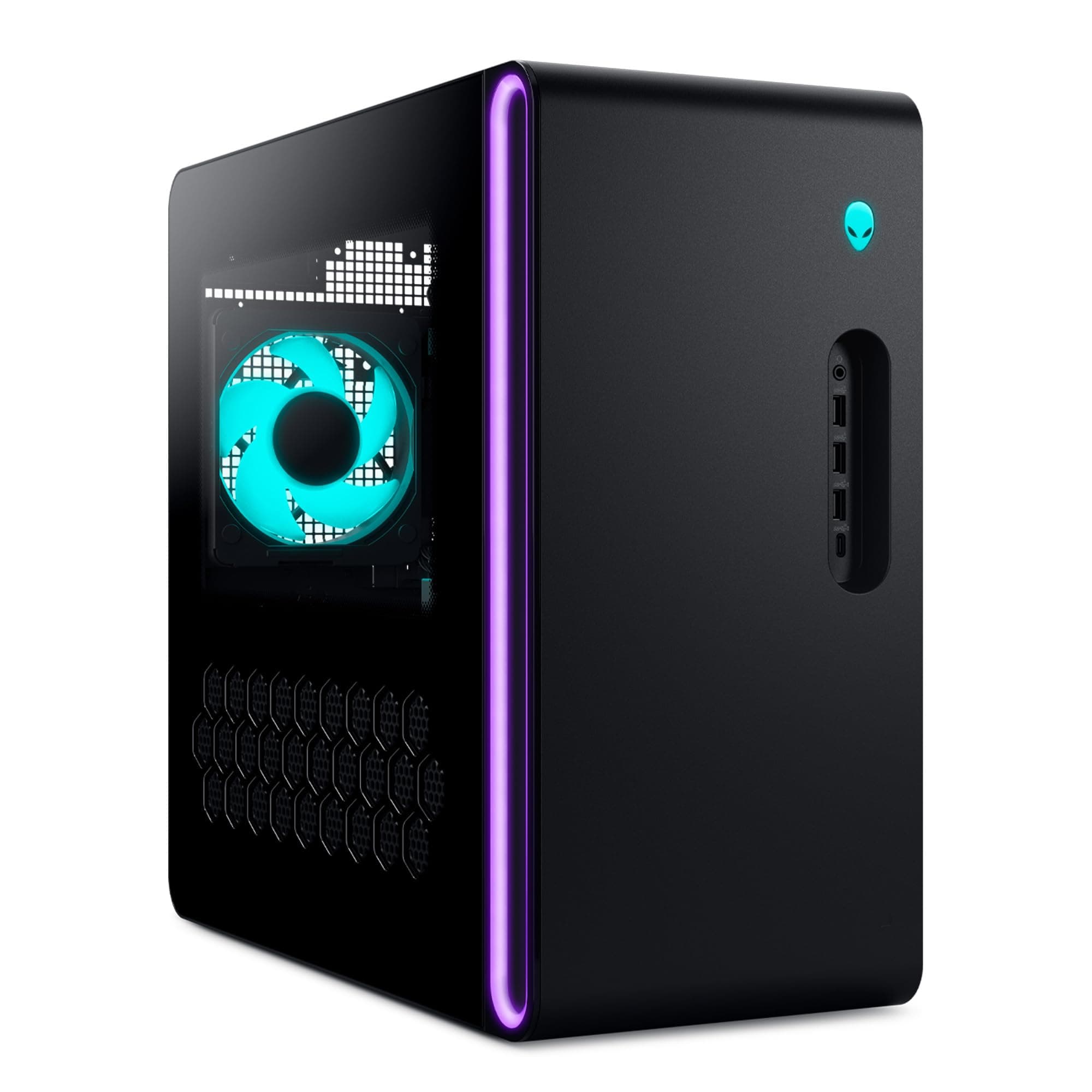 Alienware Aurora Gaming-PC ACT1250 – Intel Core Ultra 7 265KF Series 2, Nvidia GeForce RTX 5070, 32 GB DDR5, 1 TB SSD, Flüssigkühlung, 1000W Netzteil, Windows 11 Home, Seitenscheibe – Schwarz Basalt Intel Core Ultra 7 265KF 32 GB 1 TB NVIDIA RTX 5070