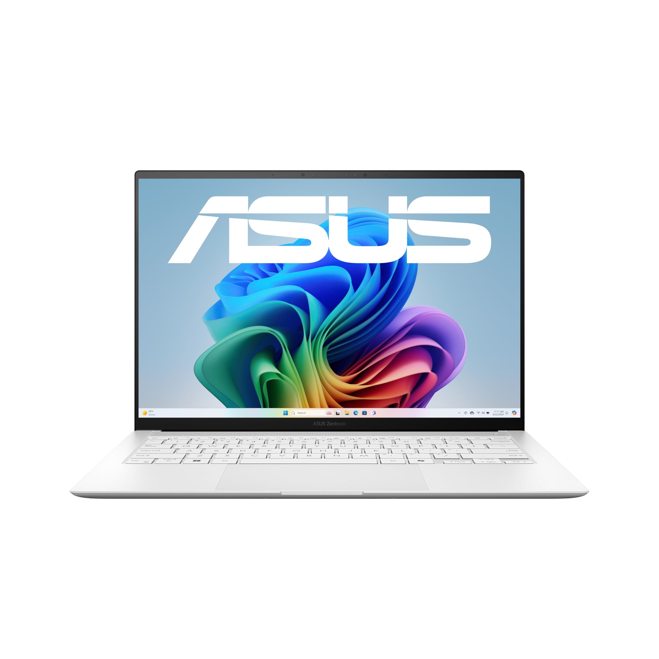 ASUS Zenbook S 14 UX5406SA Laptop |Copilot+ PC|14" WQXGA+ 16:10 120Hz OLED Display|32GB RAM|1TB SSD|Intel Core Ultra 7 258V|Intel Arc|Win11 Home|QWERTZ| Scandinavian White (AC Adapter Sold Separately) Intel Core Ultra 7 258V - AI Prozessor | 32 GB RAM | 1 TB SSD 32GB RAM / 1TB SSD