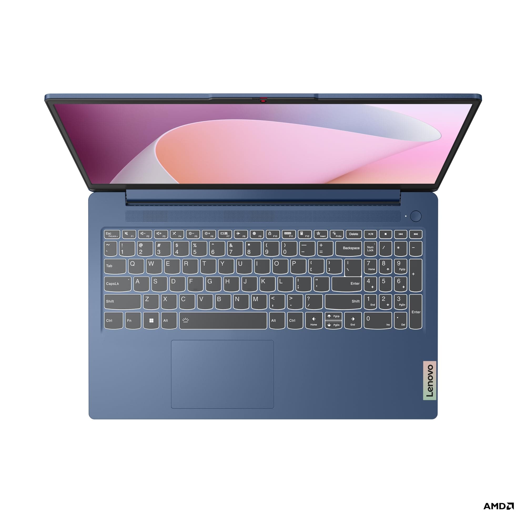 Lenovo IdeaPad Slim 3 Laptop | 15.6" FHD Display | AMD Ryzen 3 7330U | 512GB SSD | 8 GB RAM | AMD Radeon Grafik | QWERTZ | Windows 11 | Abyss Blue | 3 Monate Premium Care Bild 4