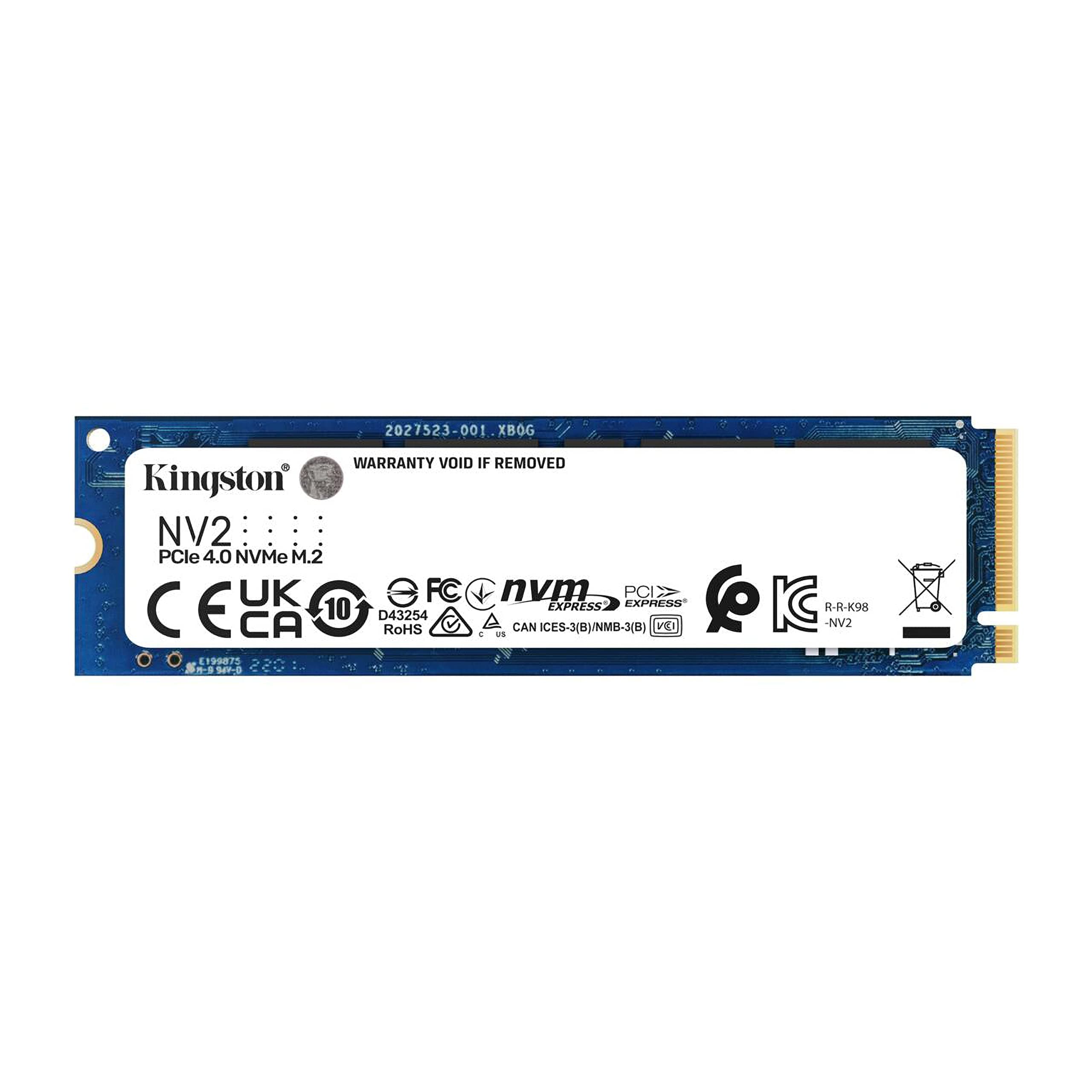 Kingston NV2 NVMe PCIe 4.0 Interne SSD 500GB M.2 2280 - SNV2S/500G