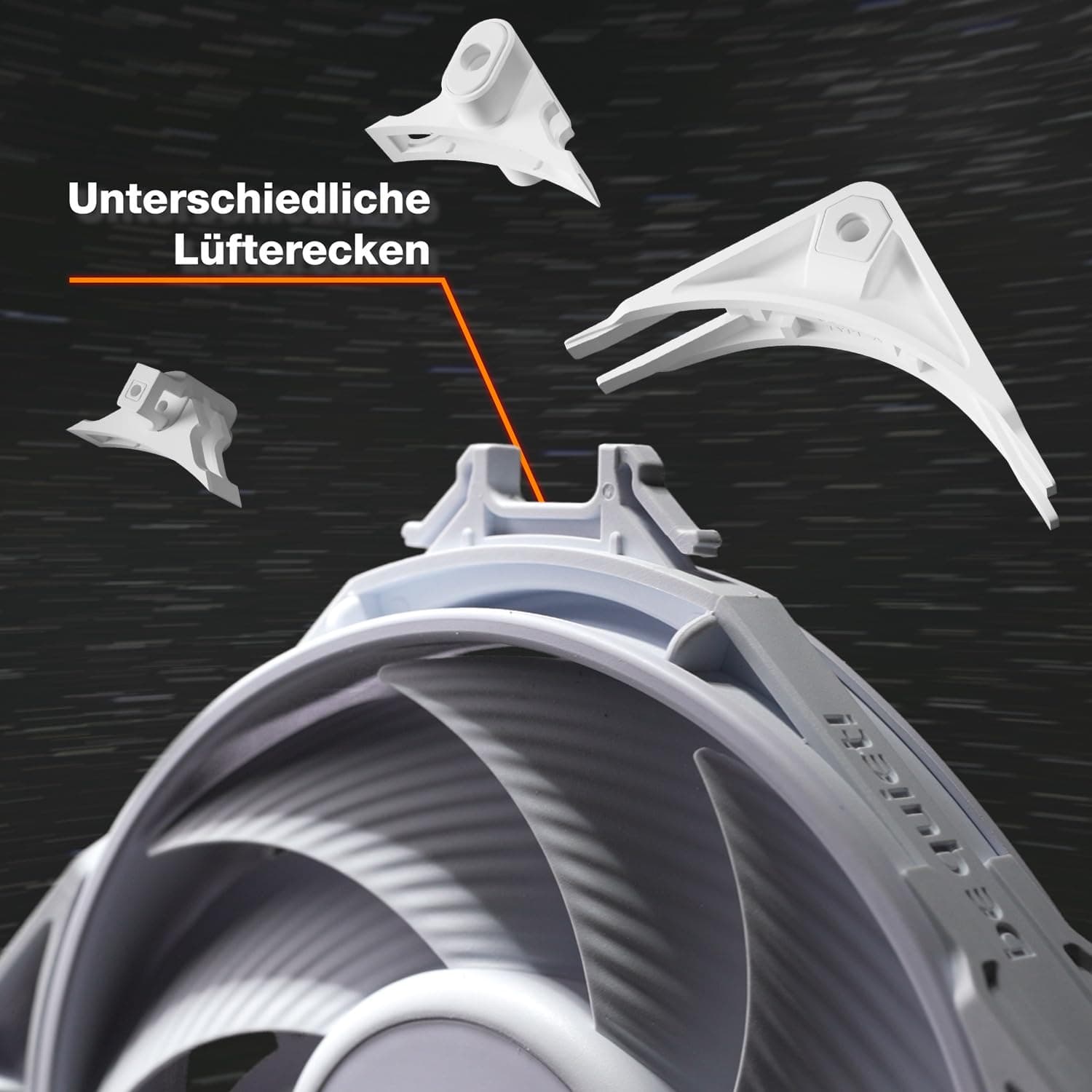 be quiet! Silent Wings Pro 4 120mm PWM White Lüfter, optimierte Lüfterblätter, hohe Performance, 6-Pol-Lüftermotor, Fluid-Dynamic-Lager, BL118 Bild 7