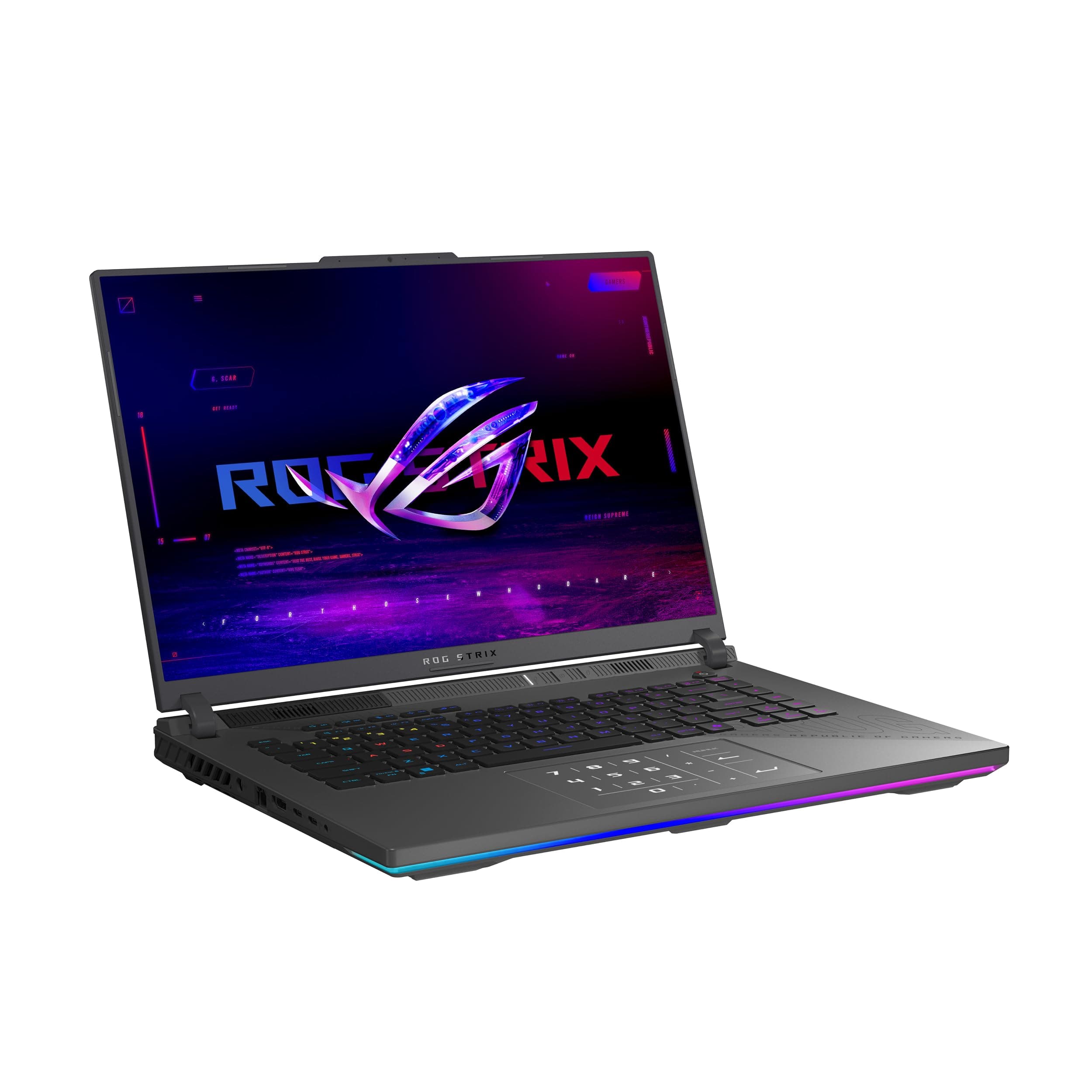 ASUS ROG Strix G16 (2025) Gaming Notebook, 16 Zoll ROG Nebula 16:10 2.5K 240Hz/3ms, NVIDIA GeForce RTX 5070 Ti, AMD Ryzen 9 9955HX3D, 32GB DDR5-5600, 1TB PCIe e Gen 4 SS D, Wi-Fi 6E, Win 1 1 Stück R9 X3D | RTX5070 Ti