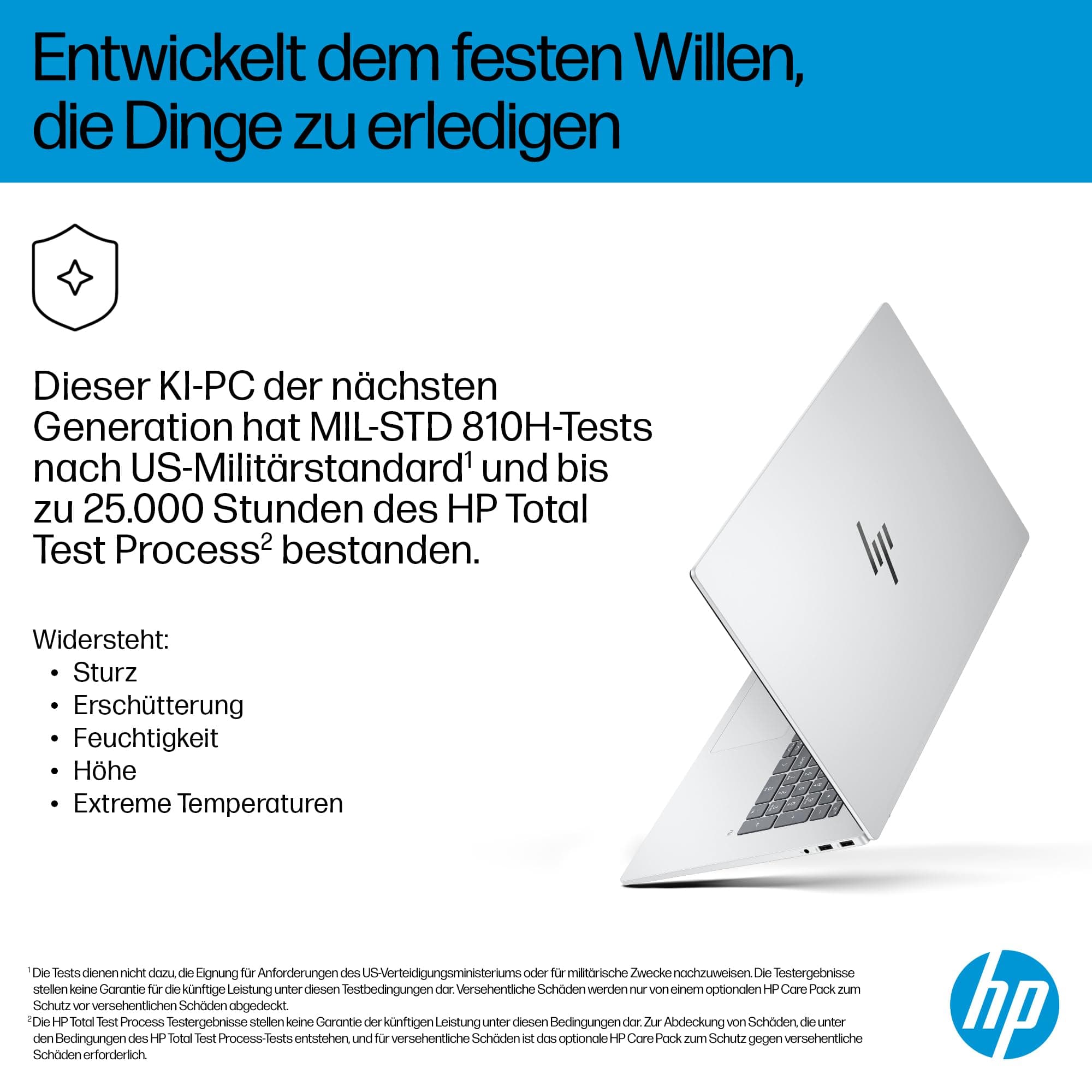 HP OmniBook 7 Laptop (17.3 Zoll FHD-Touchscreen, Intel Core Ultra 7, Copilot+, 16GB RAM, 1TB, Win11, QWERTZ) - Silber Intel Core Ultra 7 256V 17,3 Zoll FHD Touchscreen Bild 6