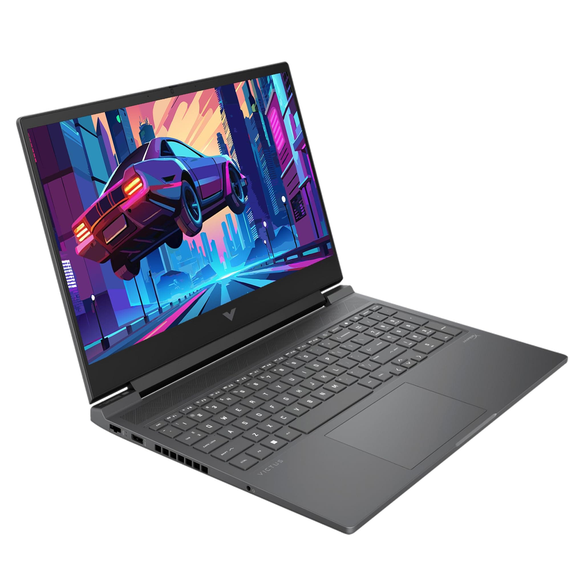 HP Victus 16 Gaming Laptop, AMD Ryzen 5-8645HS, 16 GB DDR5 RAM, 512 GB PCIe SSD, 16.1" FHD (1920x1080) IPS 144Hz Display, Nvidia Geforce RTX 4050, Backlit QWERTZ Tastatur, Windows 11 Pro, Mica Silver 16 GB RAM | 512 GB SSD Windows 11 Pro Bild 2