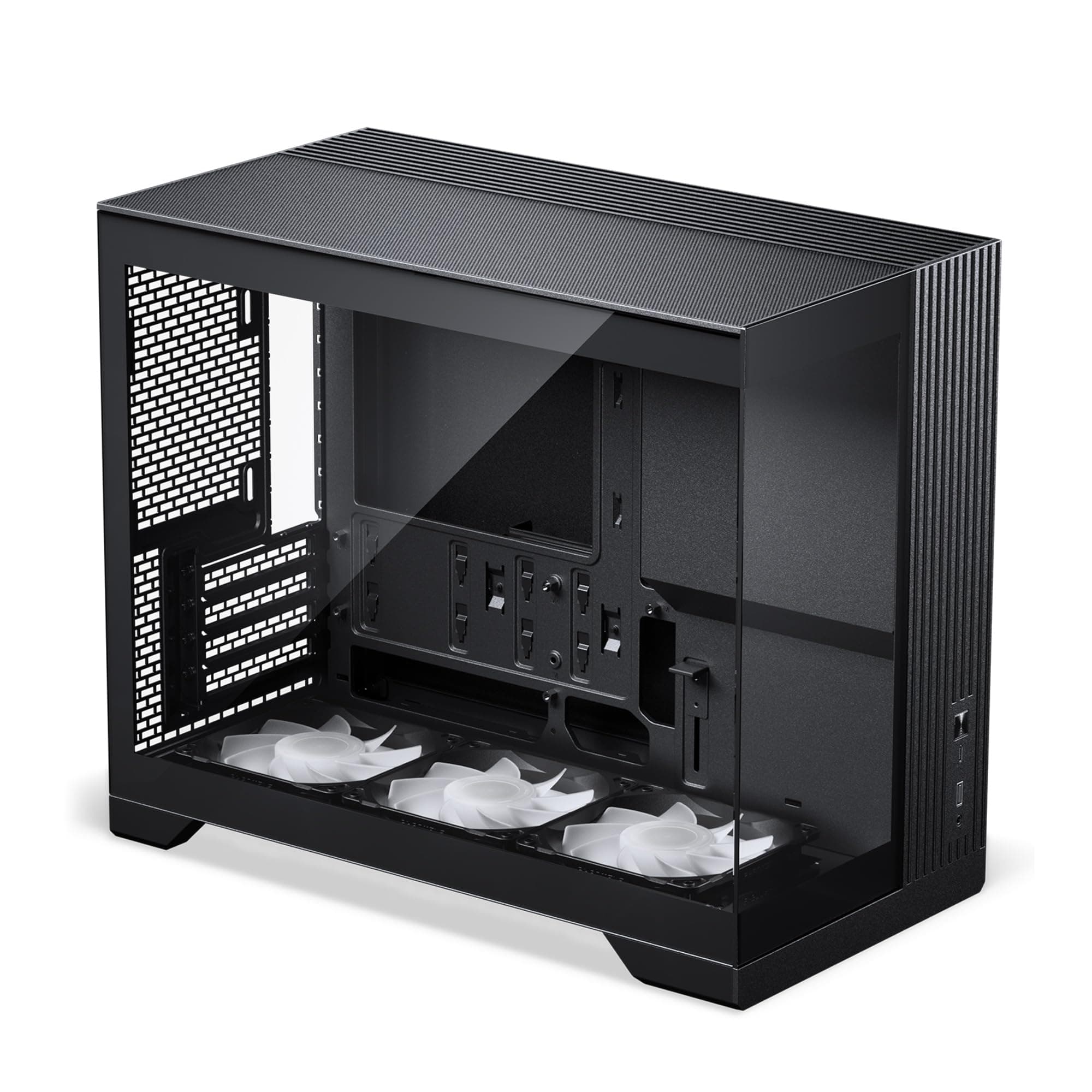 Phanteks XT V3 Mini-Tower PC-Gehäuse Schwarz – Kompaktes Micro-ATX Case mit Tempered Glass, Unterstützung für 360mm Radiator & 430mm Grafikkarten – mit 3X 120mm RGB Lüftern