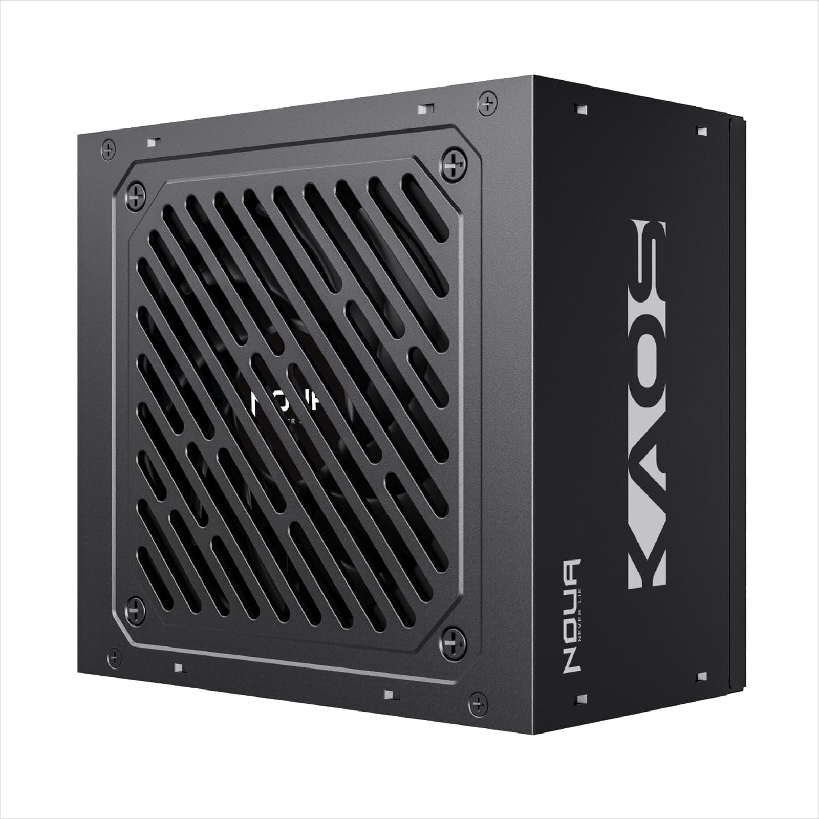 Noua KAOS 550 W ATX-Netzteil für PC Gaming 550 Watt, erfüllt 80+ Bronzen, DC zu DC, leiser Lüfter 120 mm, aktiver PFC 550 Watt Erfüllt 80+ Bronze