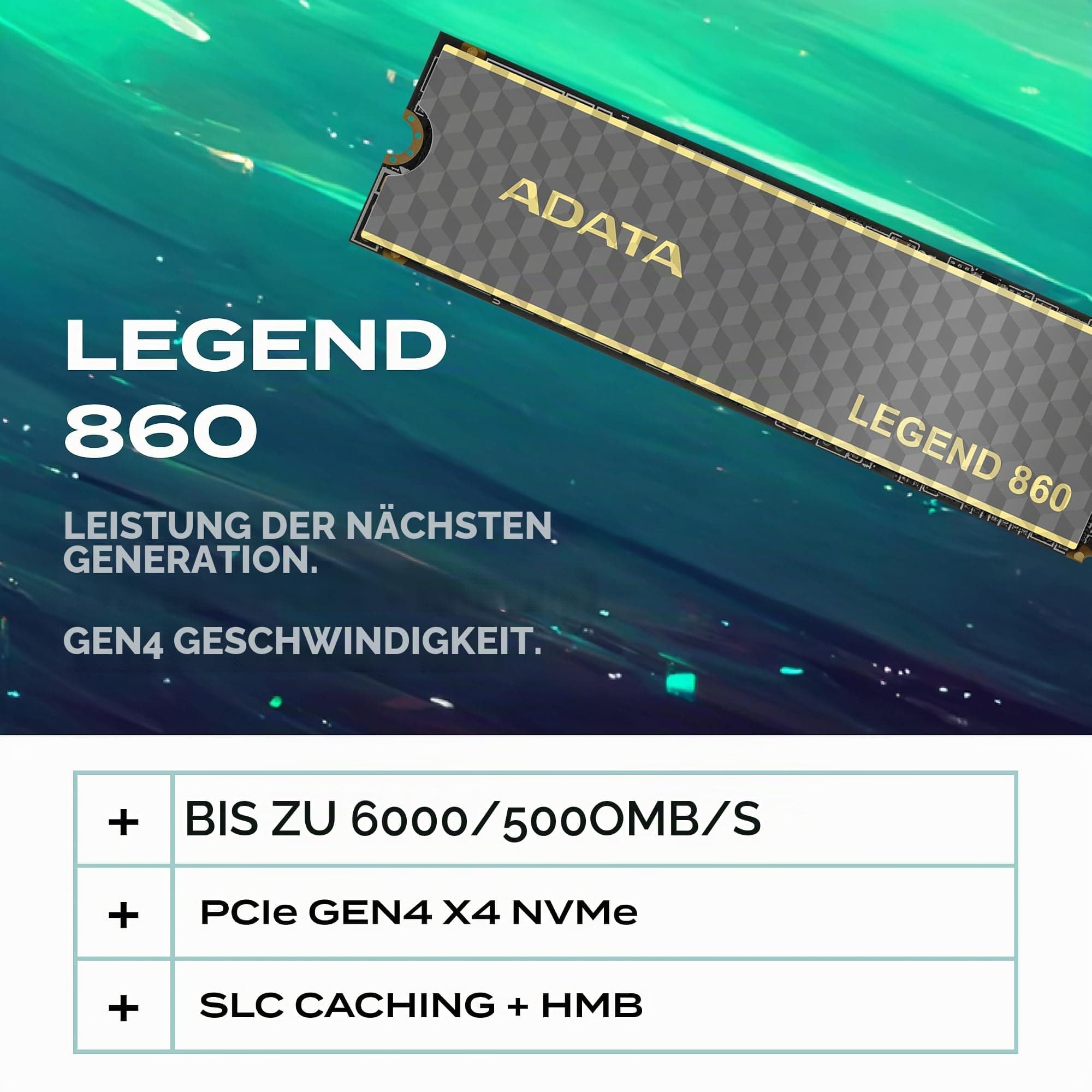 ADATA Legend 860 Solid State Drive - 1000 GB, SLEG-860-1000GCS Bild 4