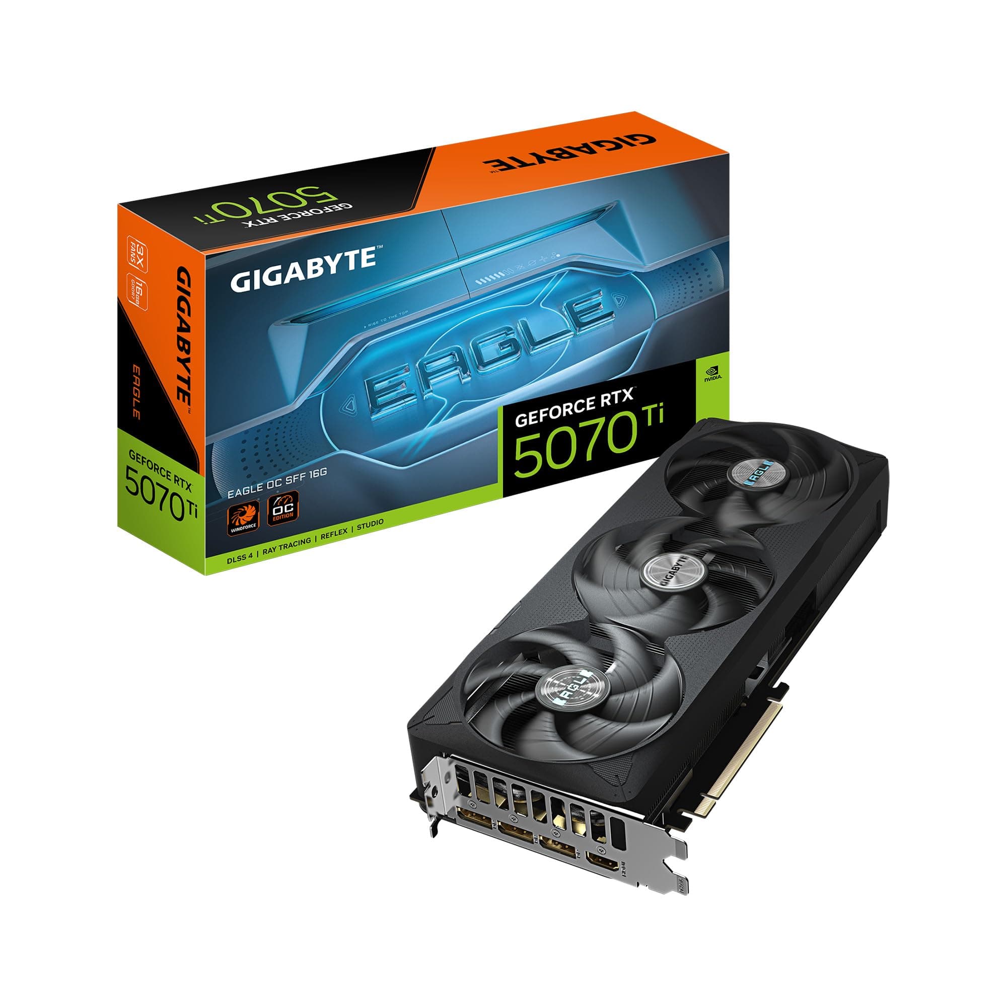 GIGABYTE GeForce RTX 5070 Ti Gaming OC 16G Grafikkarte, 16GB 256-Bit GDDR7, PCIe 5.0, WINDFORCE Cooling System, GV-N507TGAMING OC-16GD Grafikkarte Bild 3