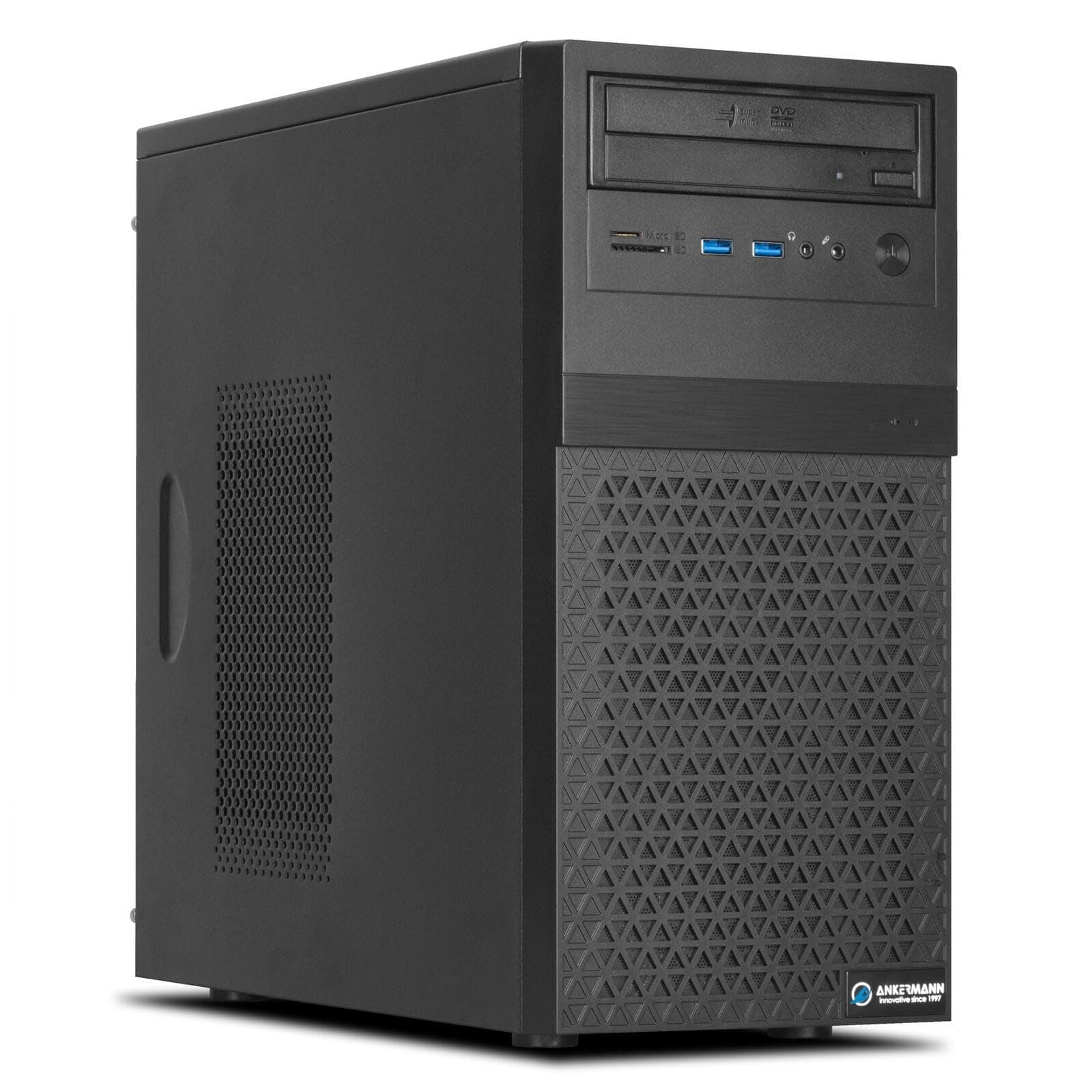 Ankermann Business Office Work V3 | Intel Core i7-13700F | Nvidia GeForce GT 710 4GB | 16GB DDR5 RAM | 1TB NVMe SSD | Windows 11 | WLAN & Bluetooth | Libre Office