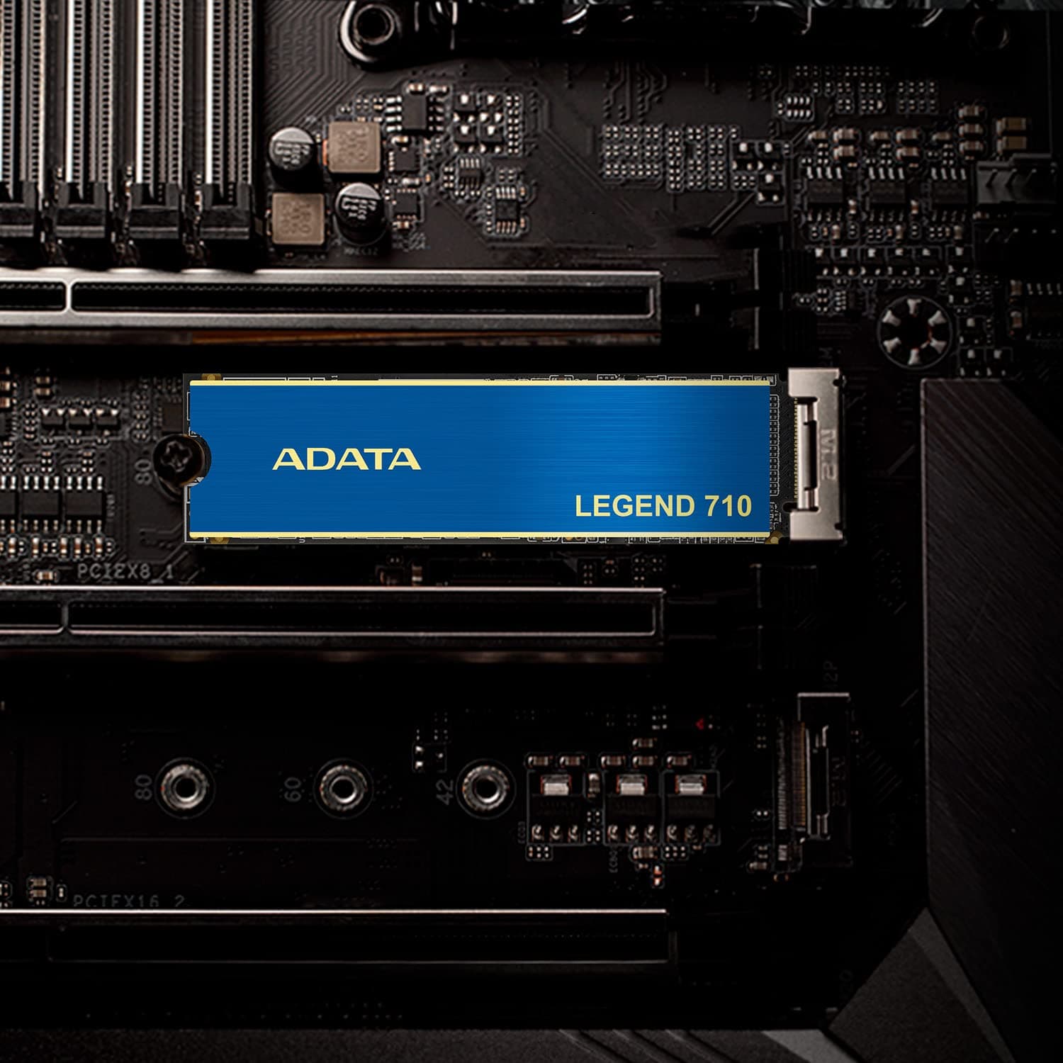 ADATA SSD Legend 710 M.2 1TB PCIe Gen3x4 2280 (2.400/1.800MB), Unterstützt NVMe 1.4, LDPC- und AES-256-Bit-Verschlüsselung, Schwarz Bild 7