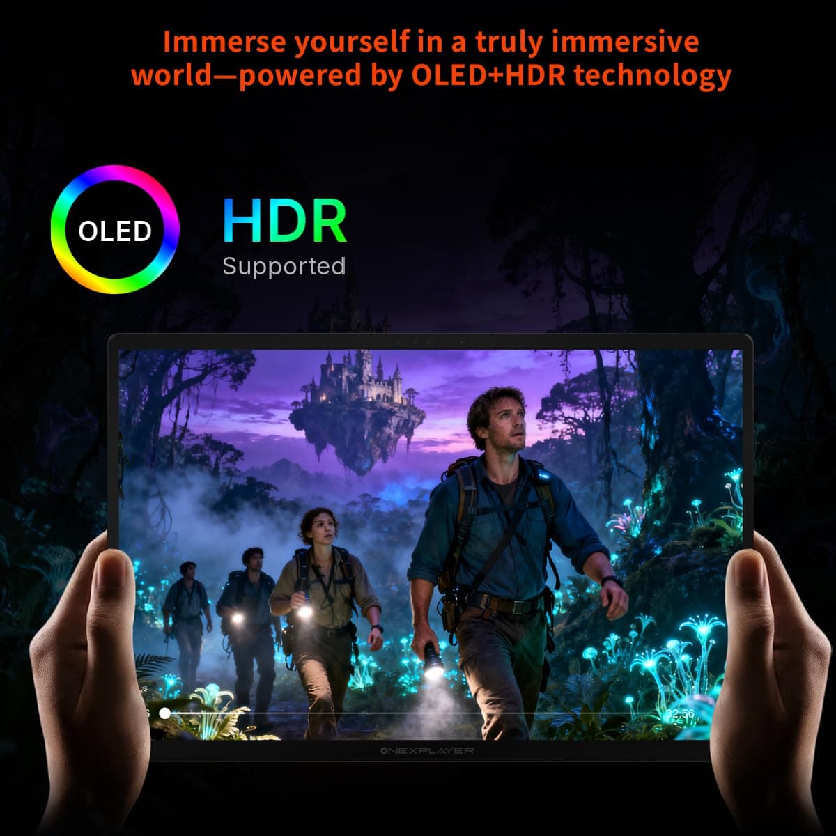 OneXPlayer Super V Portable AI Workstation mit Intel Core Ultra X7 358H-Prozessor, Intel Arc B390-Grafikkarte, 14-Zoll-2,8K-AMOLED-Display mit 120 Hz, für Produktivität unterwegs(48GB RAM + 1TB SSD) 48GB RAM | 1TB SSD Bild 7