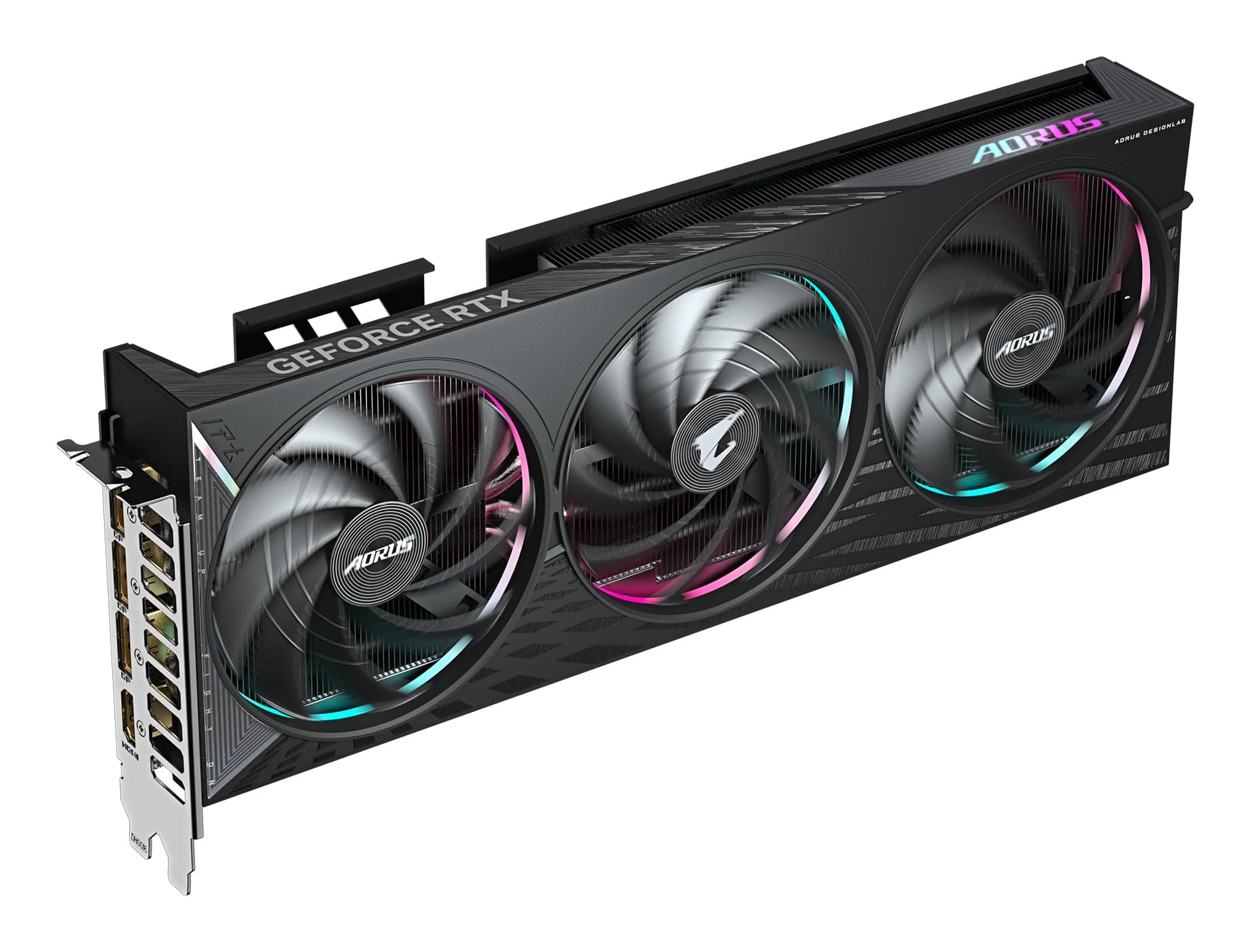 Gigabyte AORUS GeForce RTX 5060 Elite 8G Grafikkarte - 8GB GDDR7, 128bit, PCI-E 5.0, 2722 MHz Kerntakt, 3 x DisplayPort, 1 x HDMI, GV-N5060AORUS E-8GD Bild 3